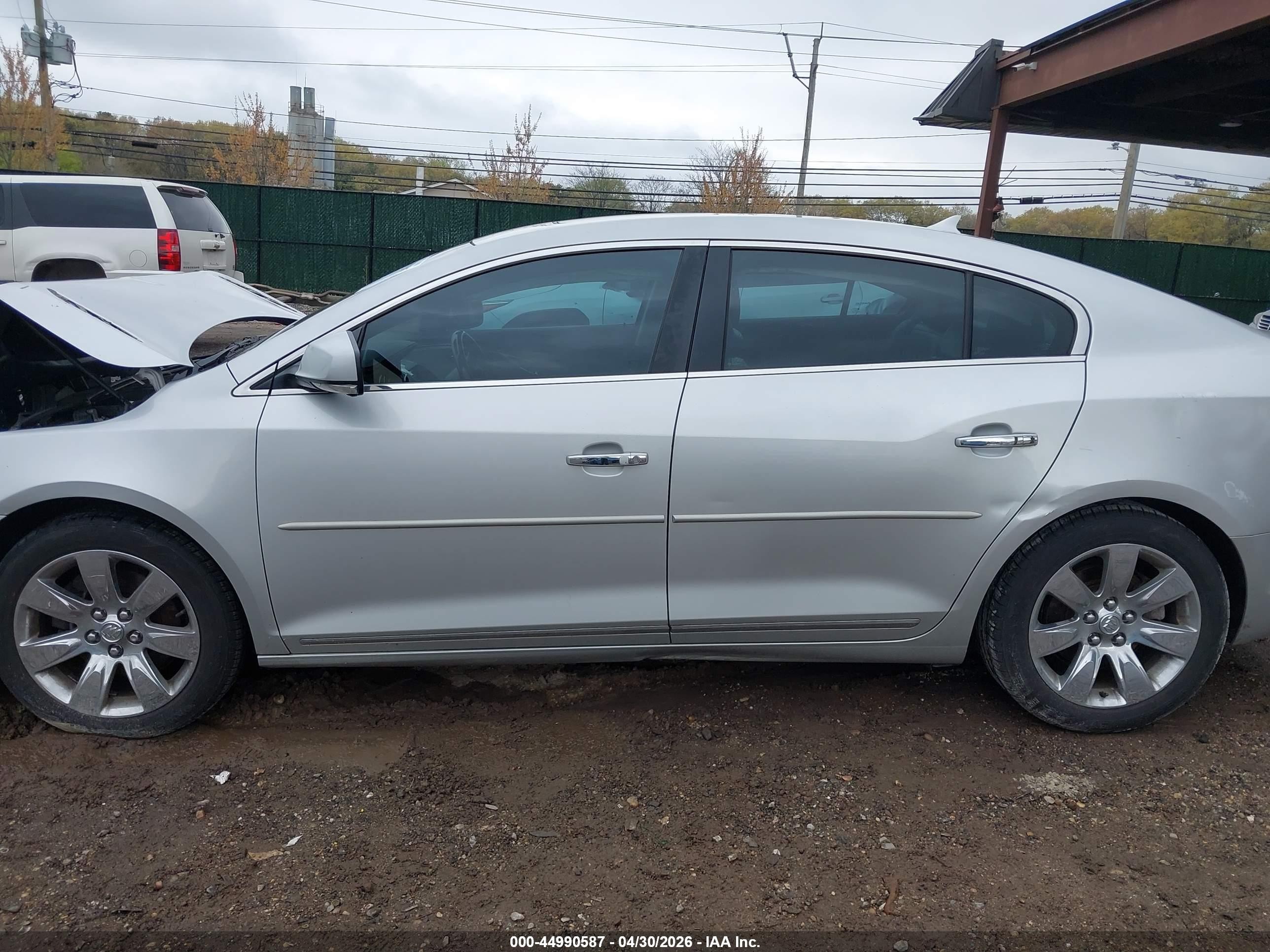 2012 Buick Lacrosse Premium 3 Group Gray vin: 1G4GH5E37CF372486