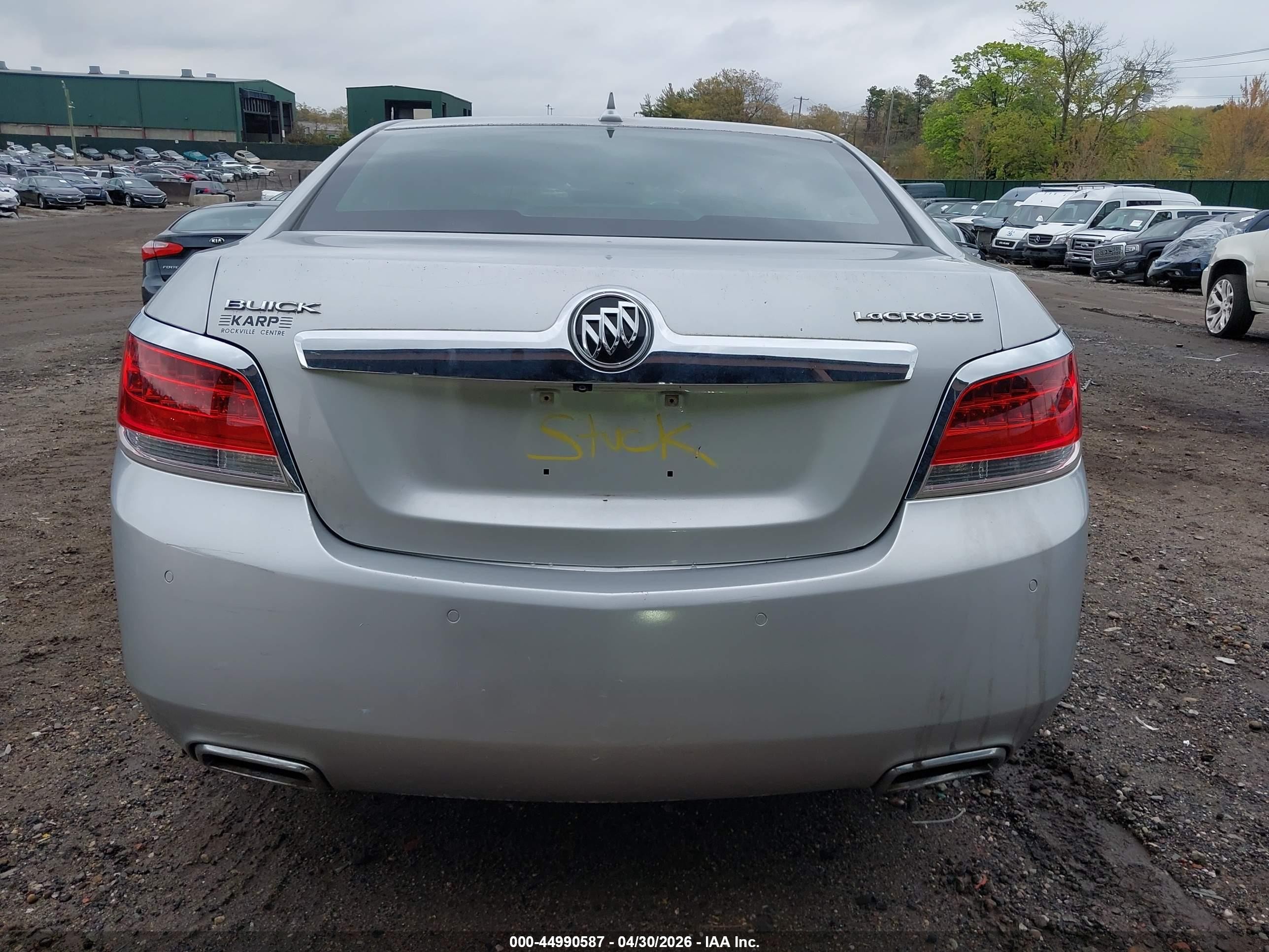 2012 Buick Lacrosse Premium 3 Group Gray vin: 1G4GH5E37CF372486