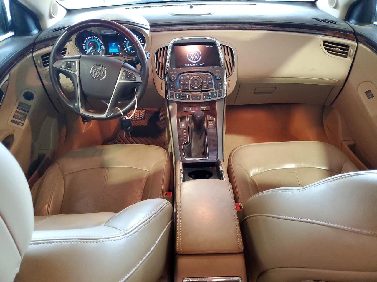 2012 Buick Lacrosse Premium White vin: 1G4GH5E38CF147445