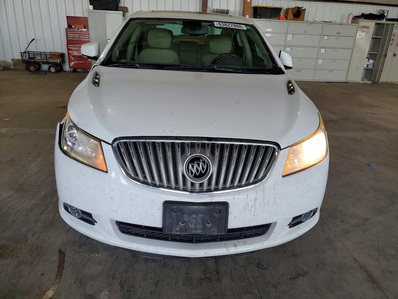2012 Buick Lacrosse Premium White vin: 1G4GH5E38CF147445