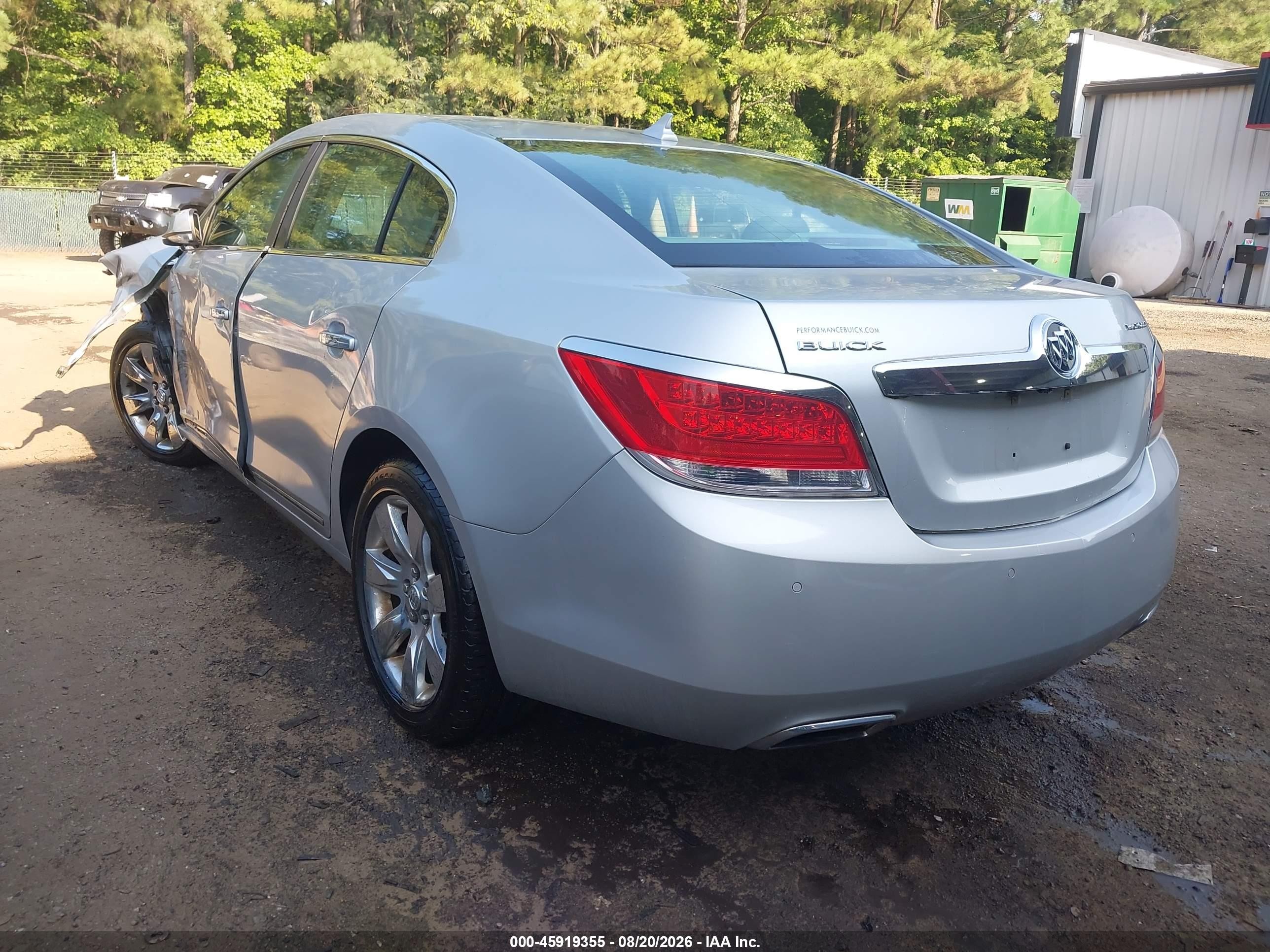 2013 Buick Lacrosse Premium 2 Group Silver vin: 1G4GH5E38DF320754