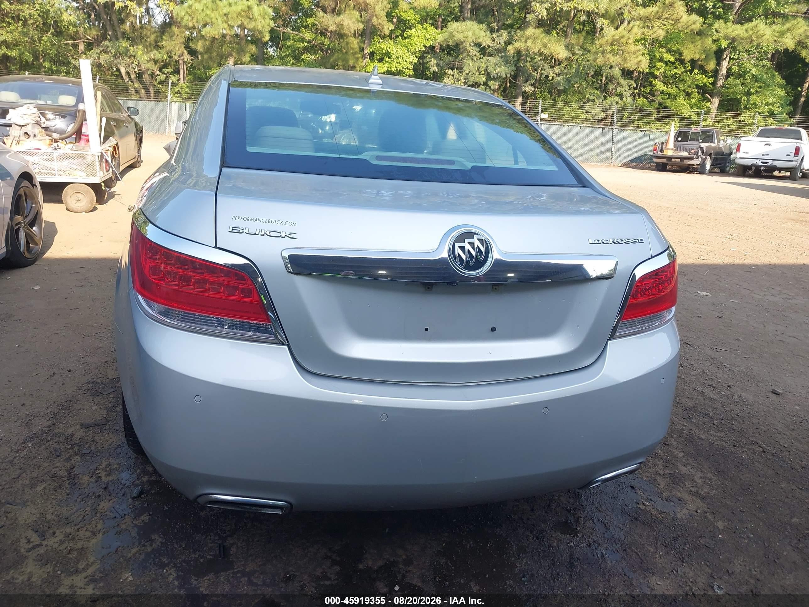 2013 Buick Lacrosse Premium 2 Group Silver vin: 1G4GH5E38DF320754