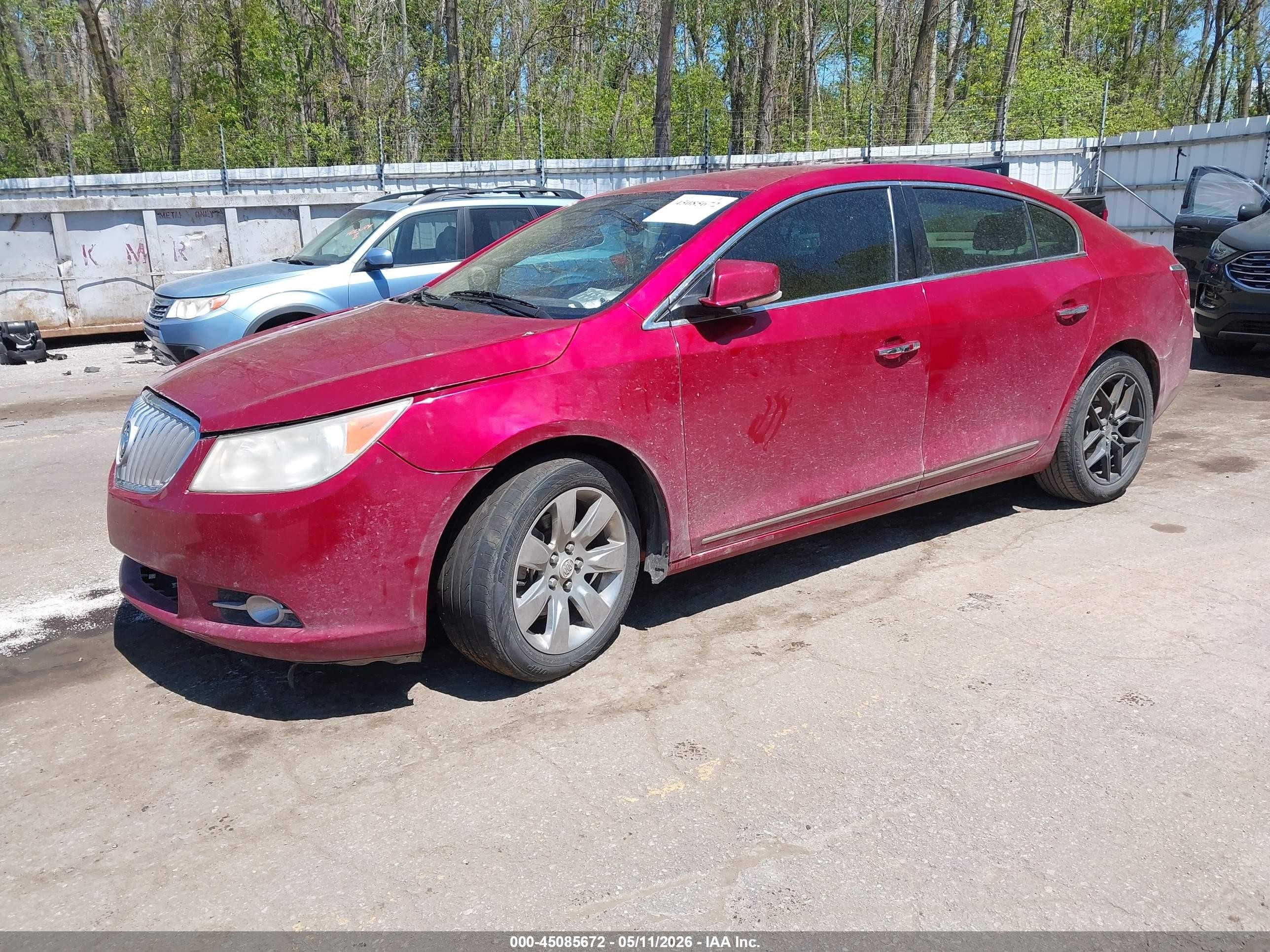 2012 Buick Lacrosse Premium 3 Group Red vin: 1G4GH5E39CF277170
