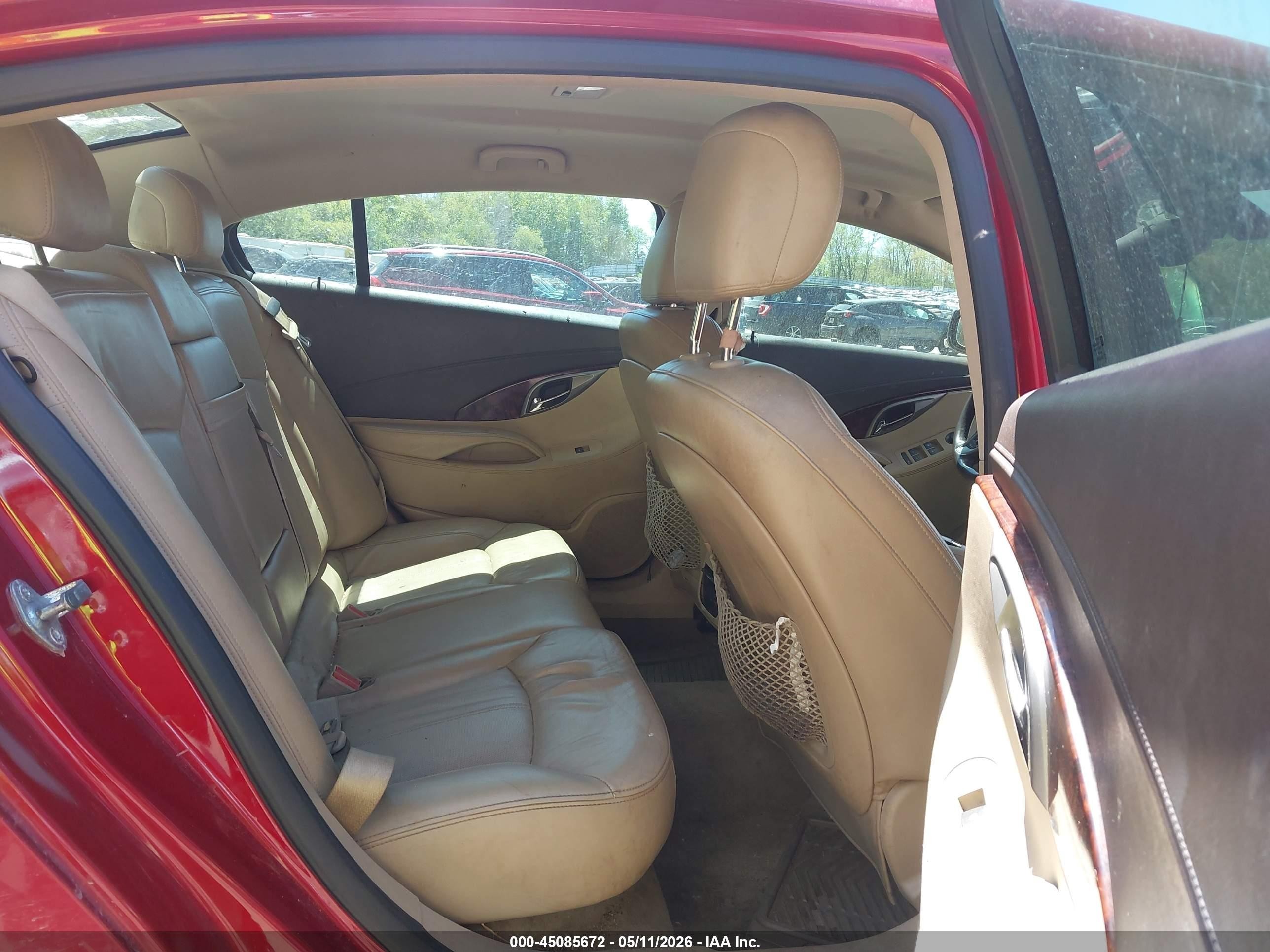 2012 Buick Lacrosse Premium 3 Group Red vin: 1G4GH5E39CF277170