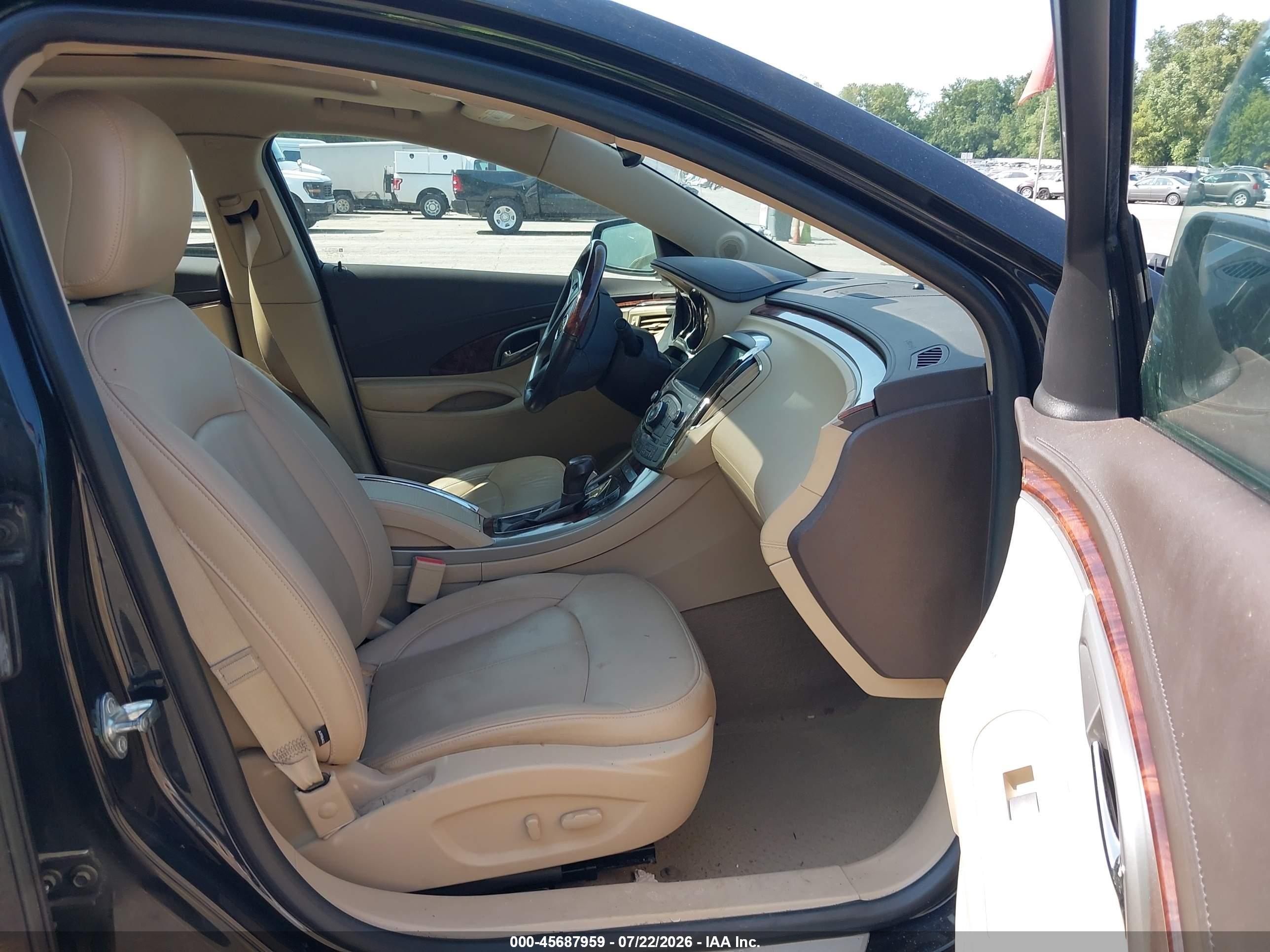 2012 Buick Lacrosse Premium 3 Group Black vin: 1G4GH5E39CF367029