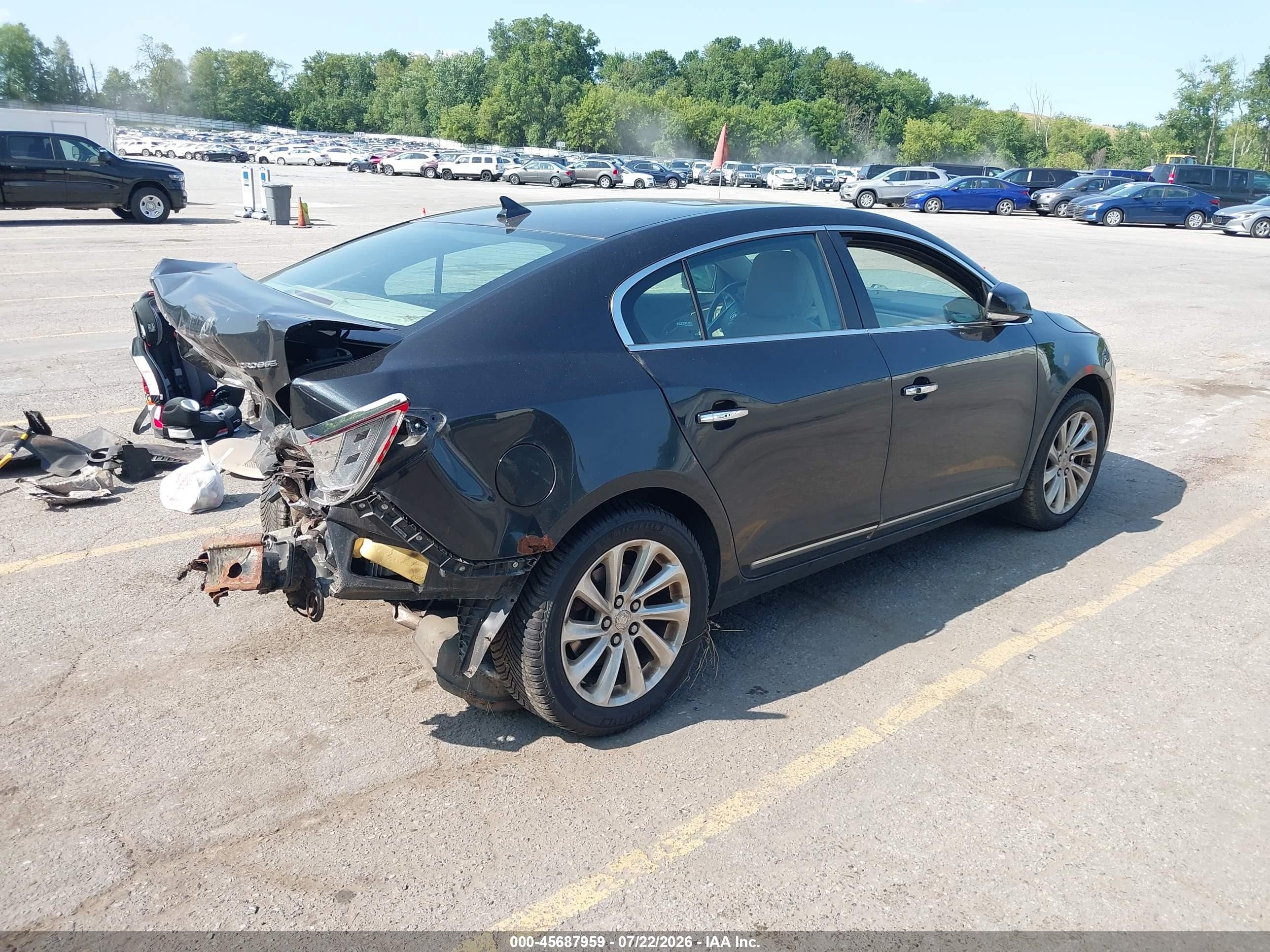 2012 Buick Lacrosse Premium 3 Group Black vin: 1G4GH5E39CF367029