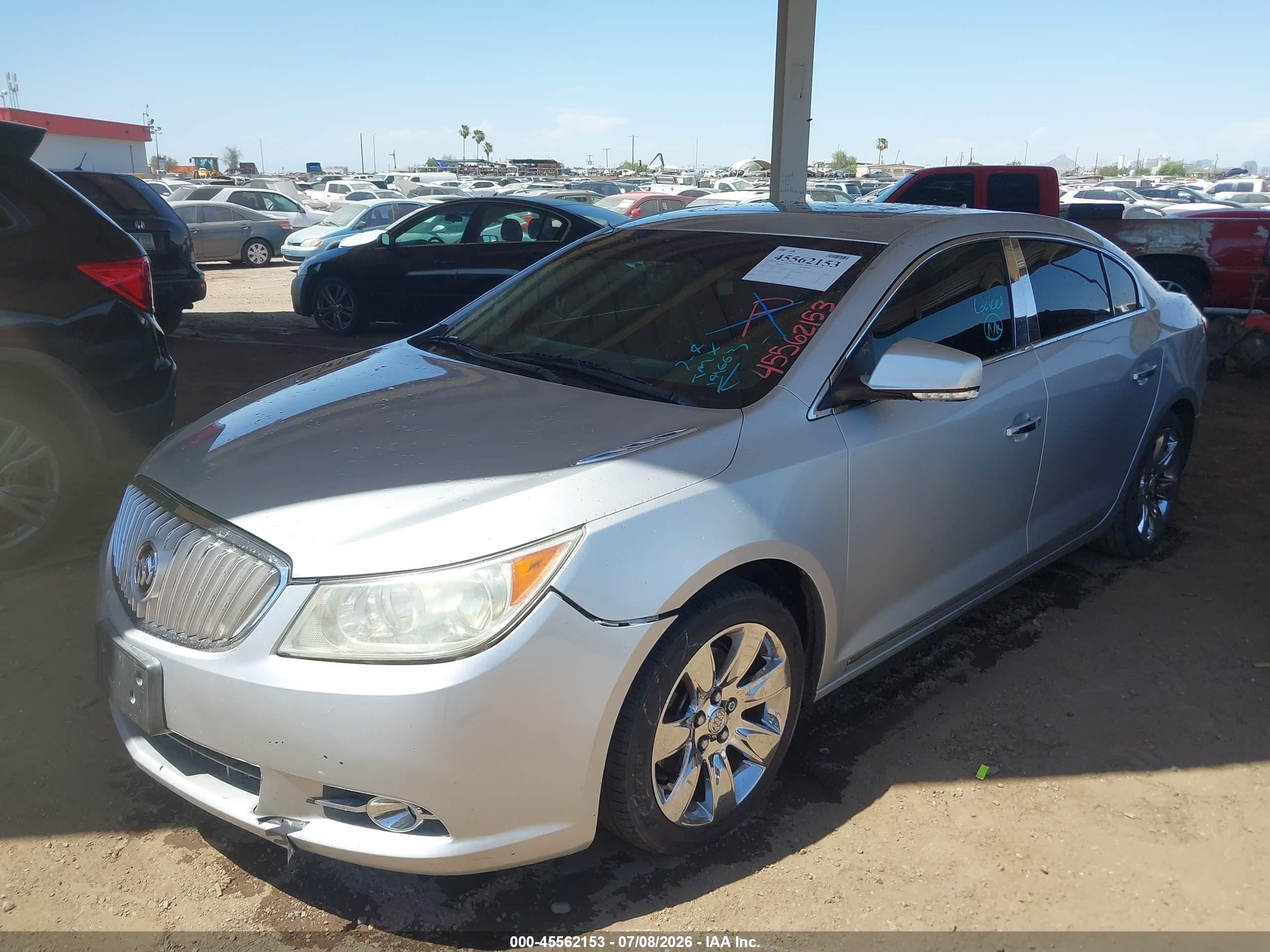 2012 Buick Lacrosse Premium 3 Group Gray vin: 1G4GH5E3XCF141663