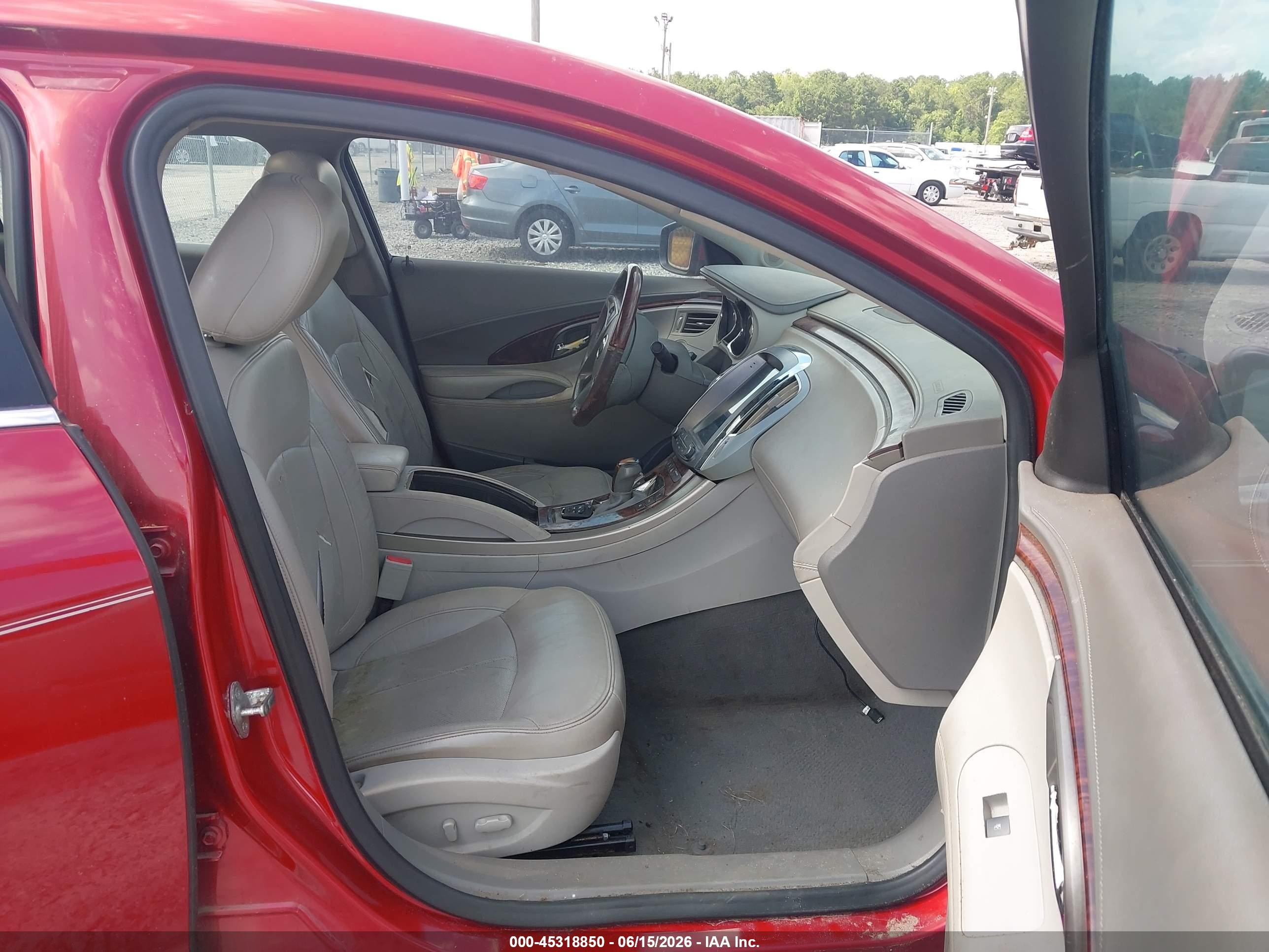 2012 Buick Lacrosse Premium 3 Group Red vin: 1G4GH5G30CF232924