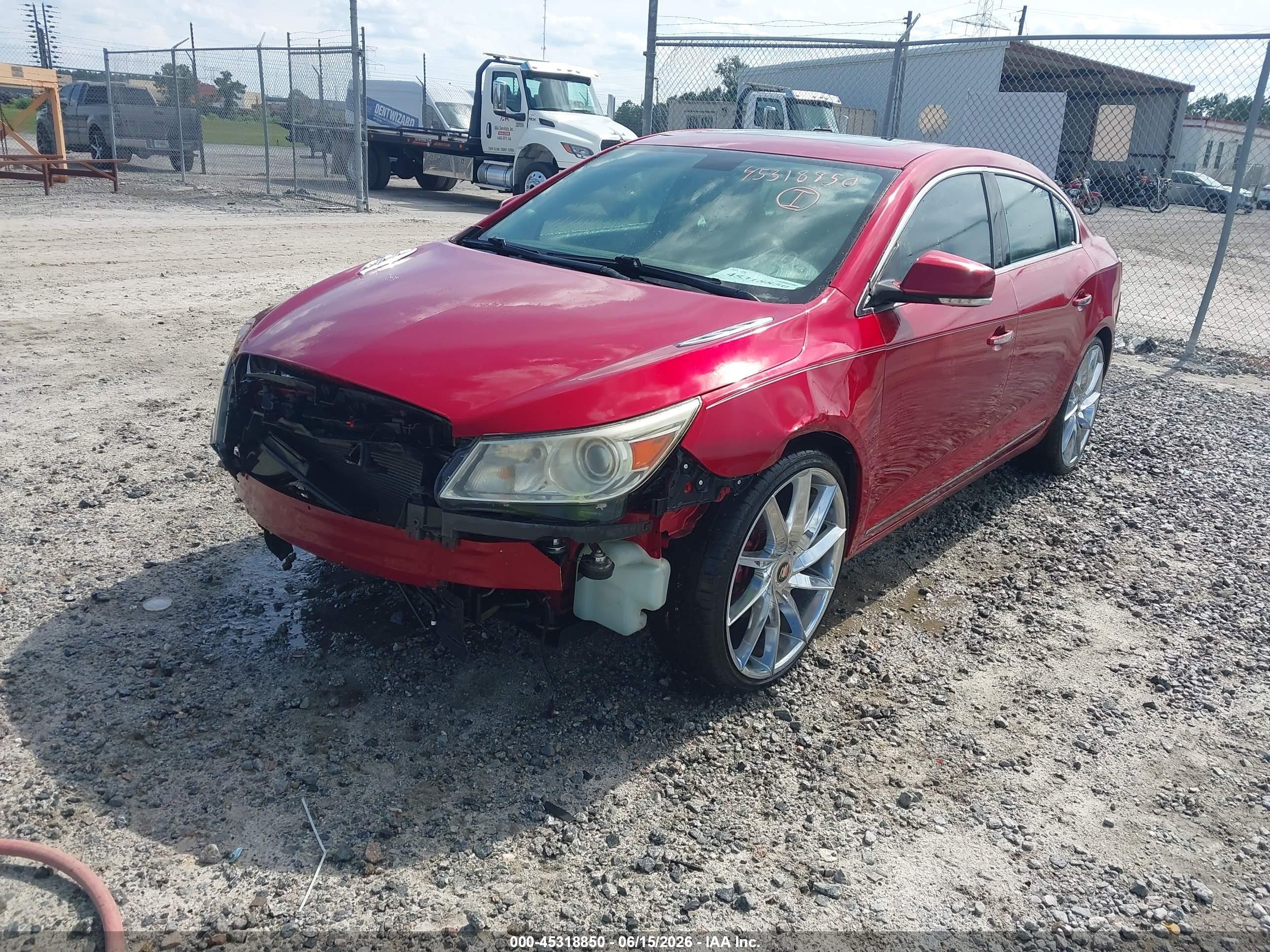 2012 Buick Lacrosse Premium 3 Group Red vin: 1G4GH5G30CF232924