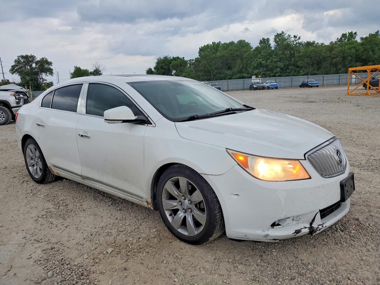 2012 Buick Lacrosse Premium White vin: 1G4GH5G33CF198431