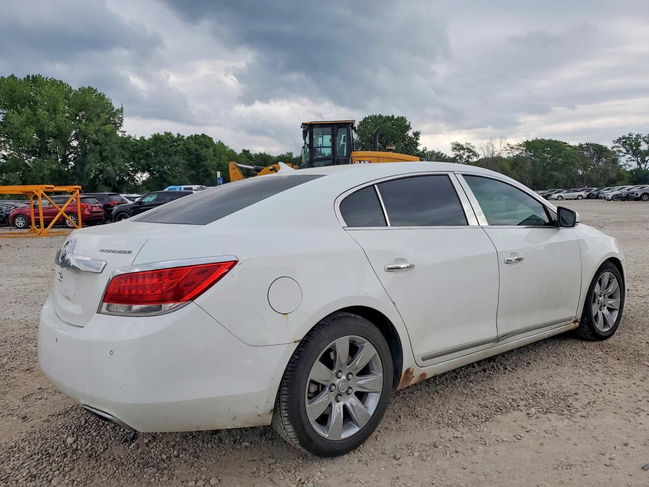 2012 Buick Lacrosse Premium White vin: 1G4GH5G33CF198431