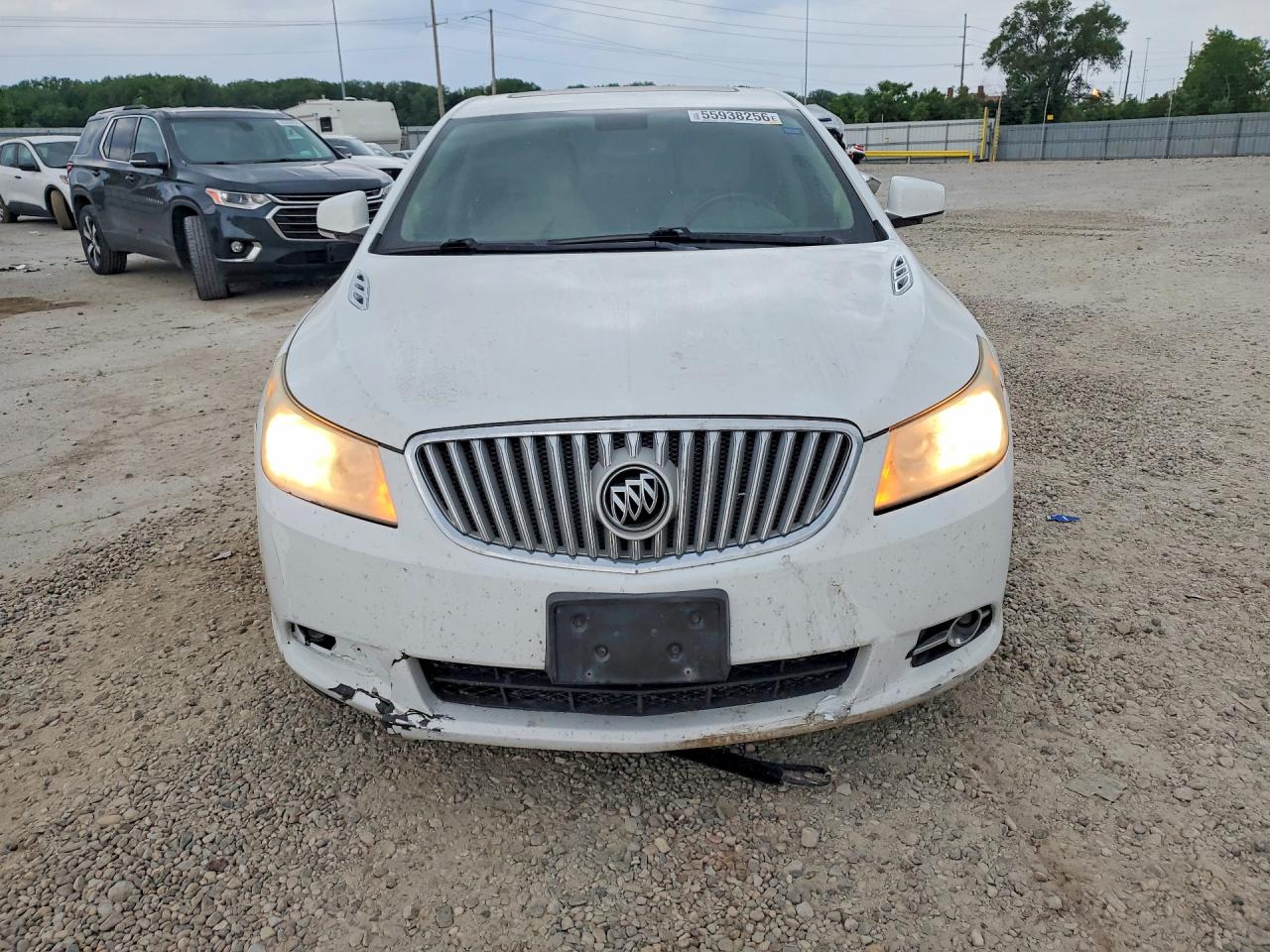 2012 Buick Lacrosse Premium White vin: 1G4GH5G33CF198431