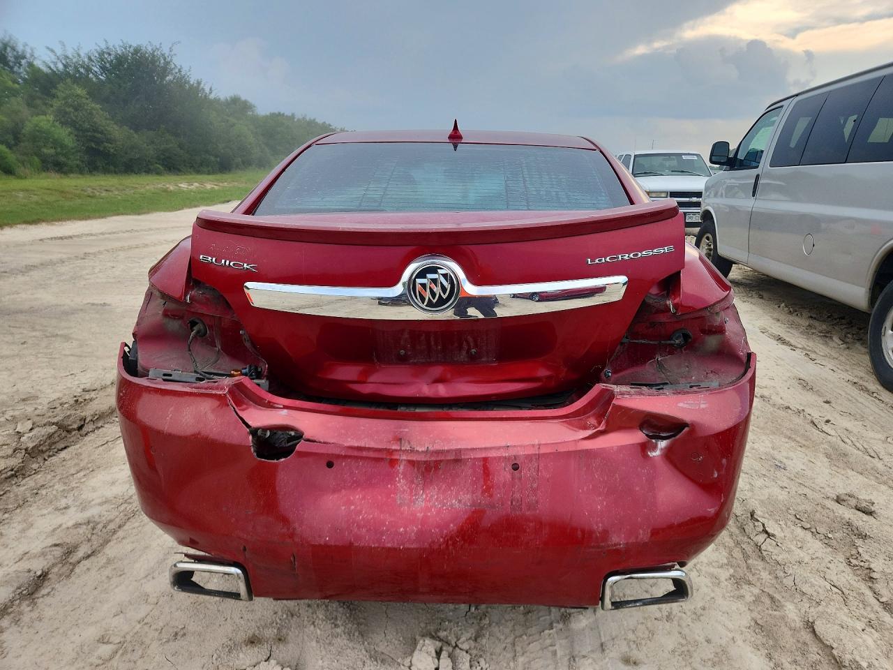 2013 Buick Lacrosse Premium Red vin: 1G4GH5G3XDF190957