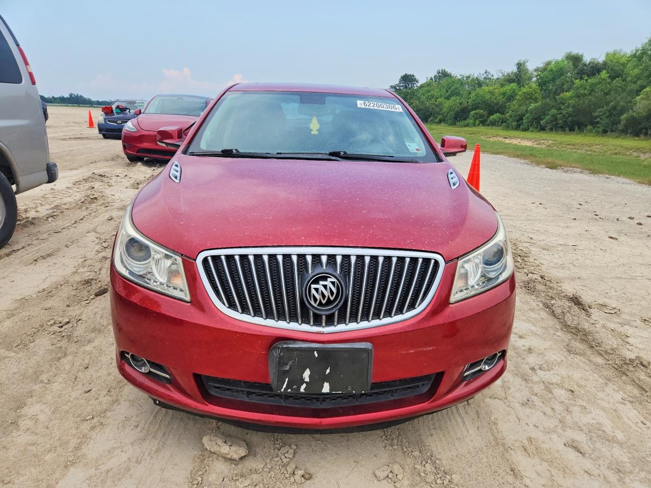 2013 Buick Lacrosse Premium Red vin: 1G4GH5G3XDF190957