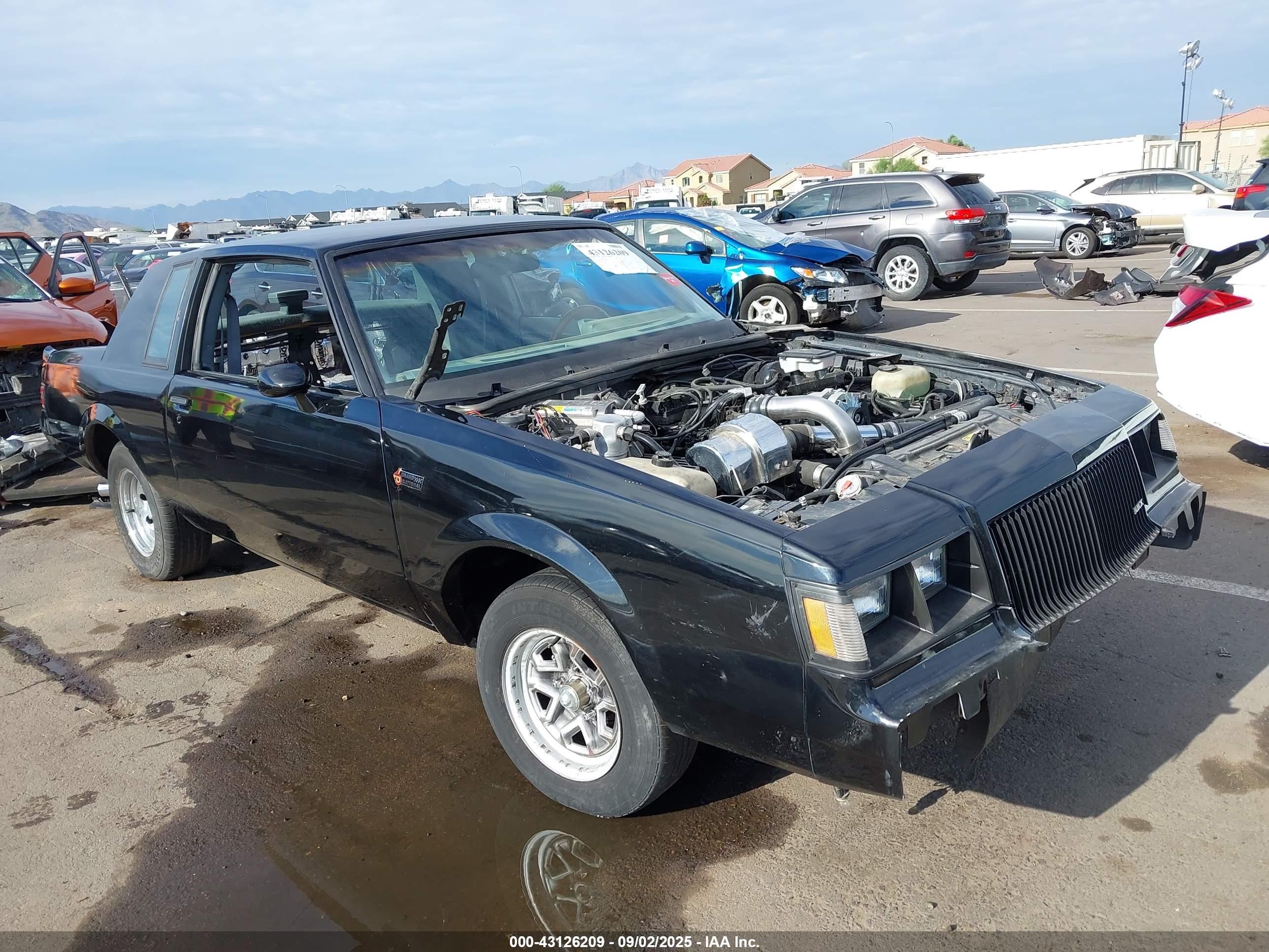 1987 Buick Regal   Black vin: 1G4GJ1173HP442590