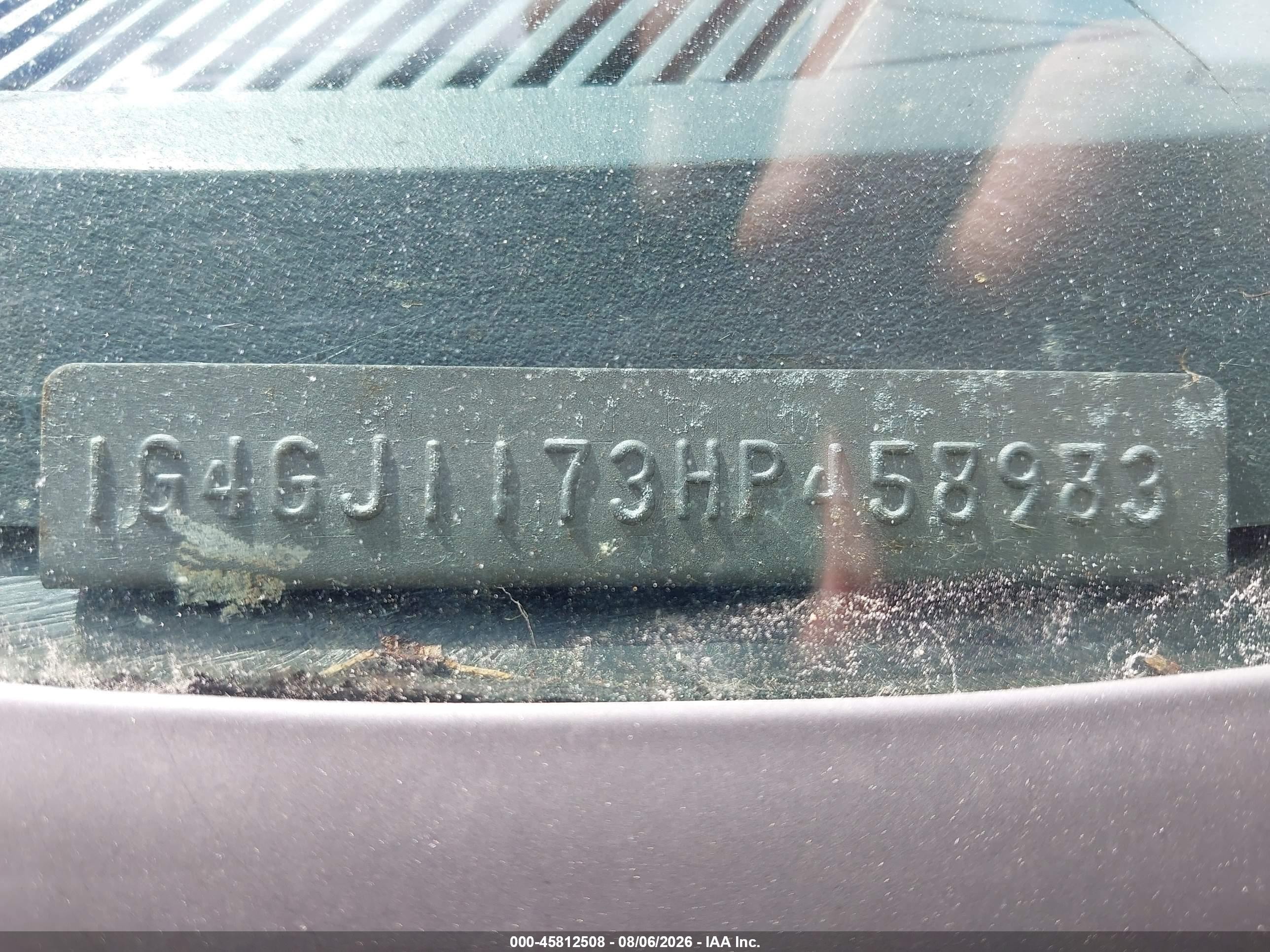 1987 Buick Regal   Black vin: 1G4GJ1173HP458983