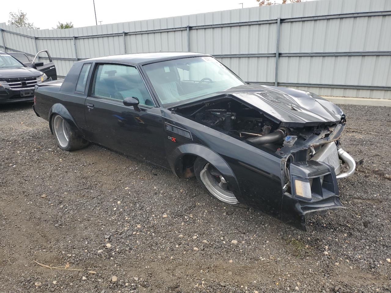 1987 Buick Regal Black vin: 1G4GJ1174HP437463
