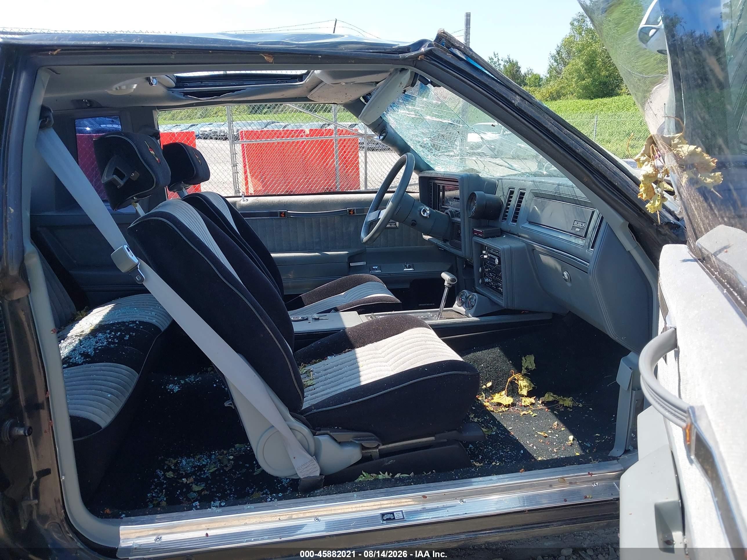 1987 Buick Regal   Black vin: 1G4GJ1174HP449984