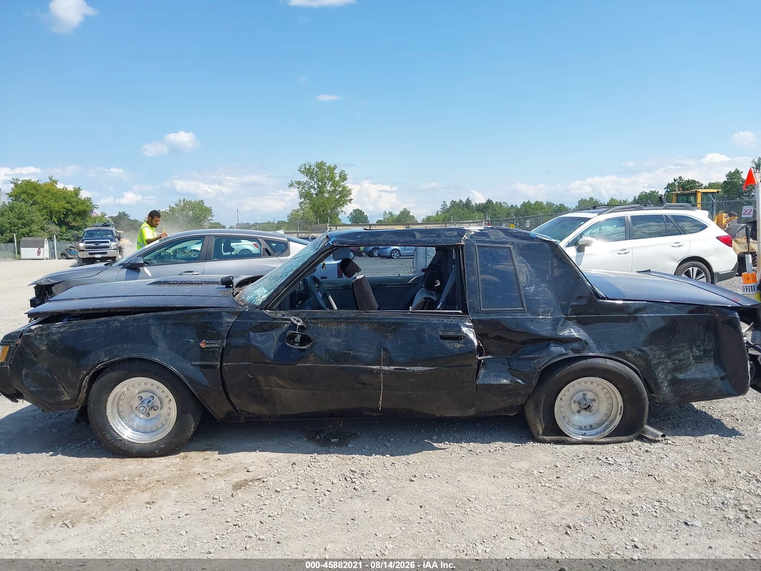 1987 Buick Regal   Black vin: 1G4GJ1174HP449984