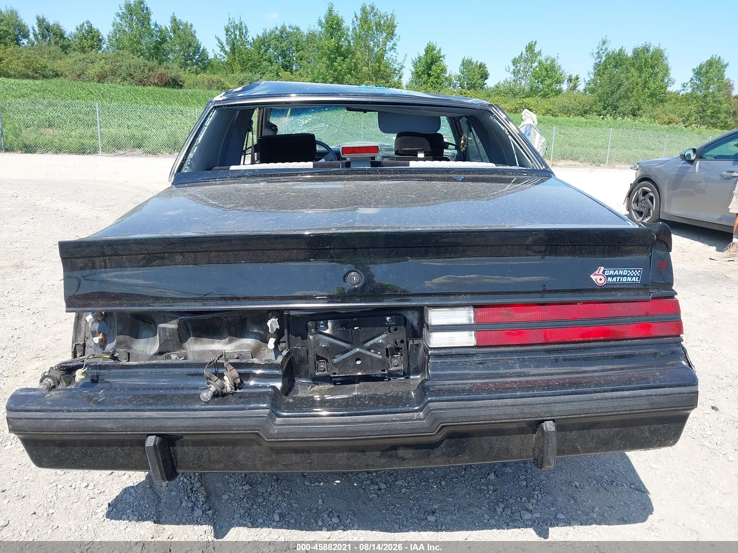 1987 Buick Regal   Black vin: 1G4GJ1174HP449984