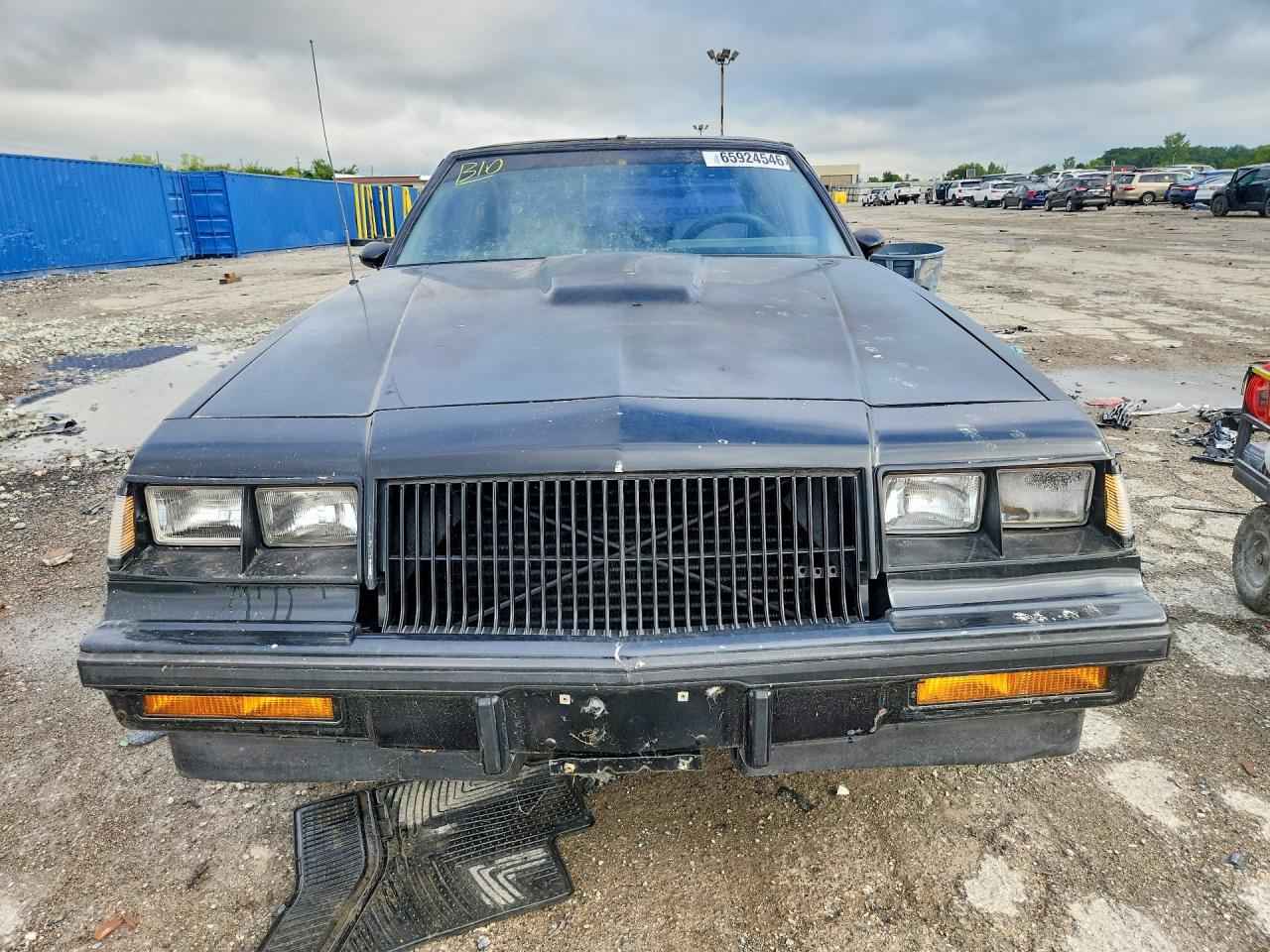 1987 Buick Regal Black vin: 1G4GJ1177HP429356