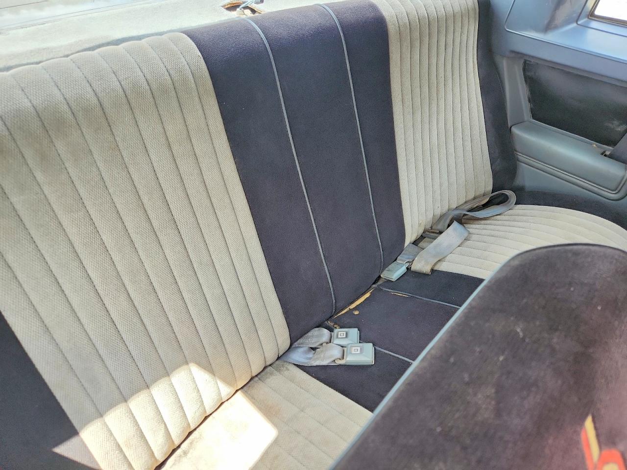 1987 Buick Regal Черный vin: 1G4GJ1177HP446805