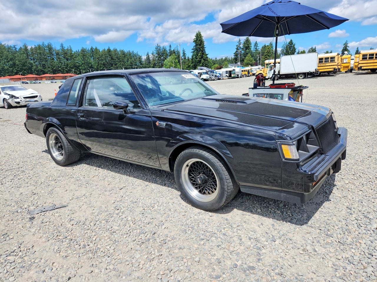 1987 Buick Regal Черный vin: 1G4GJ1177HP446805