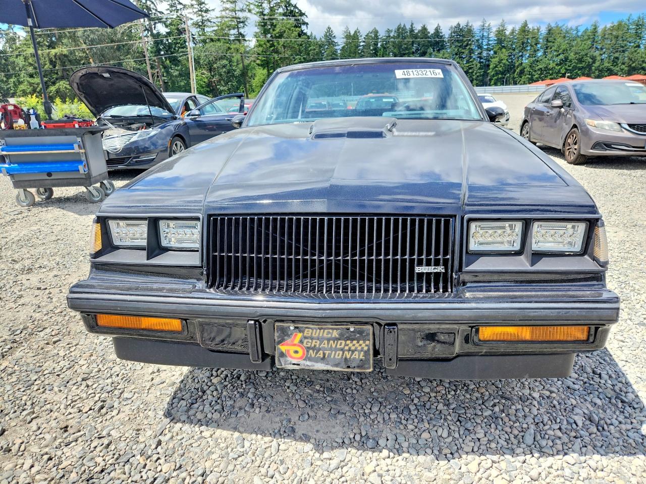 1987 Buick Regal Черный vin: 1G4GJ1177HP446805