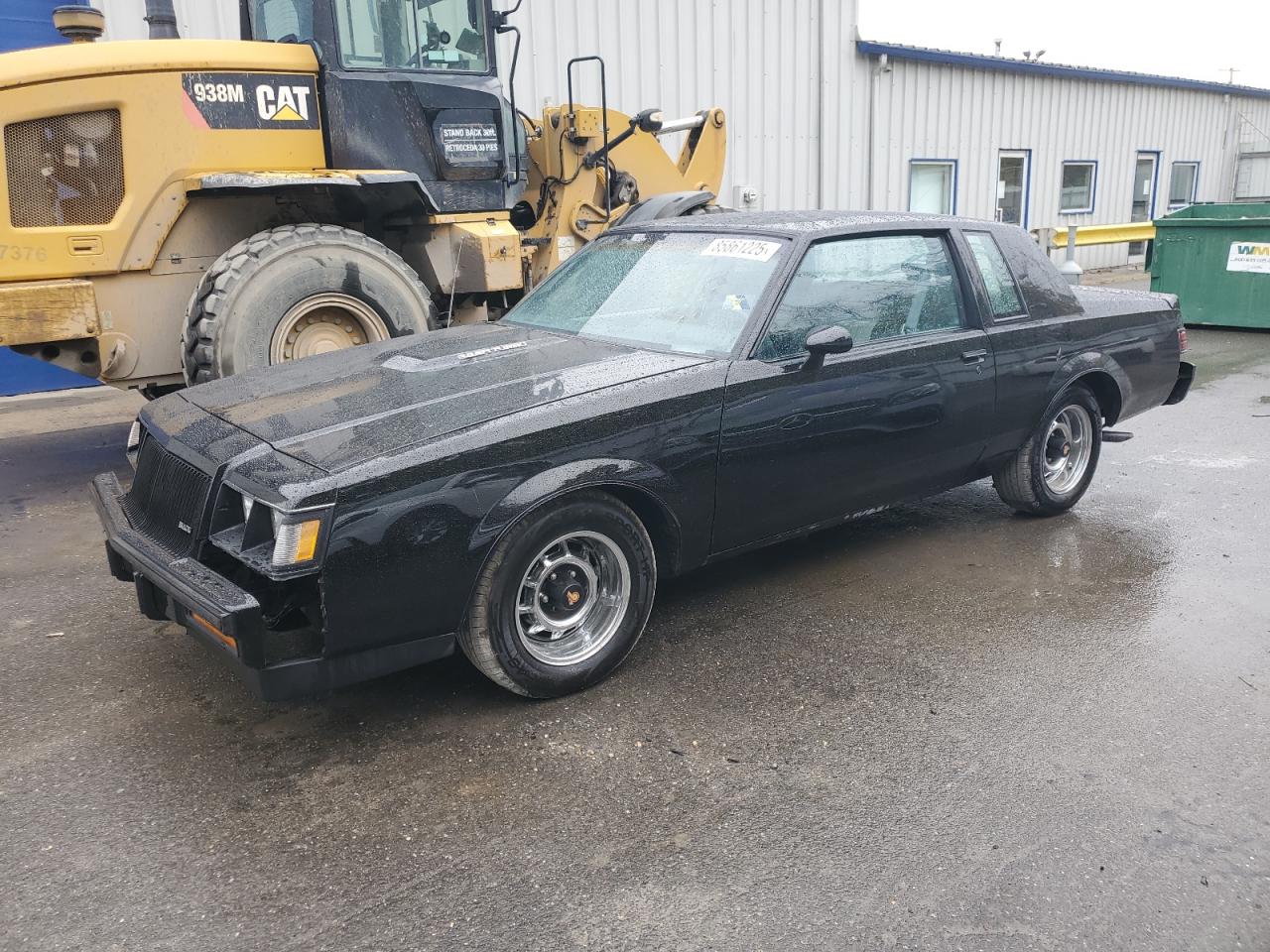 1987 Buick Regal Black vin: 1G4GJ1177HP459697