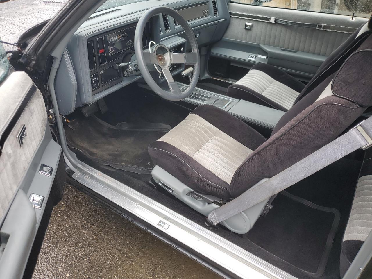 1987 Buick Regal Black vin: 1G4GJ1177HP459697