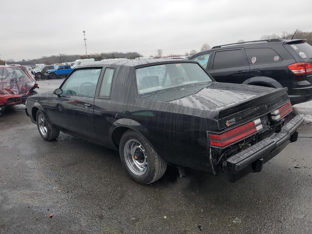 1987 Buick Regal Black vin: 1G4GJ1177HP459697