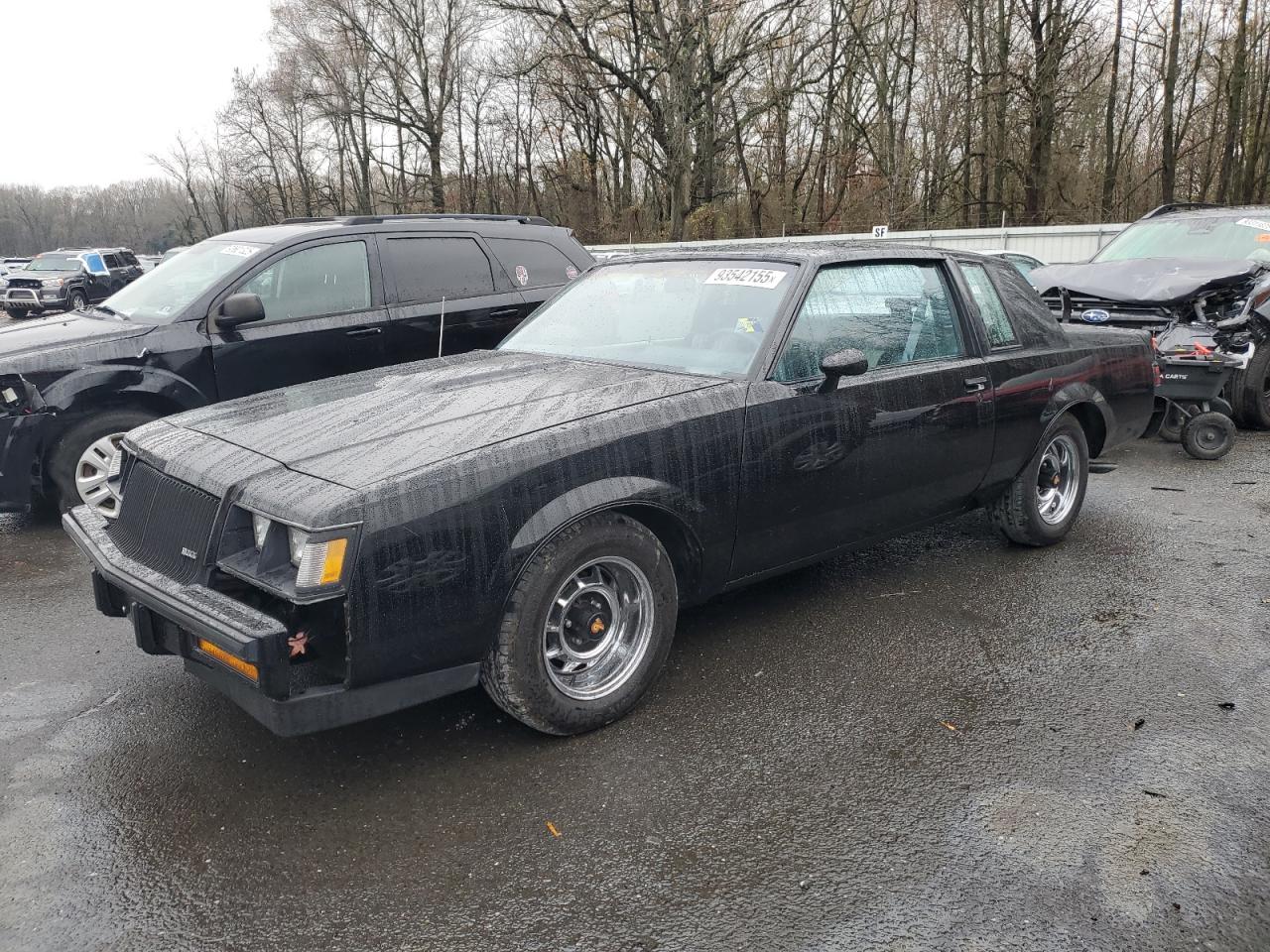 1987 Buick Regal Black vin: 1G4GJ1177HP459697