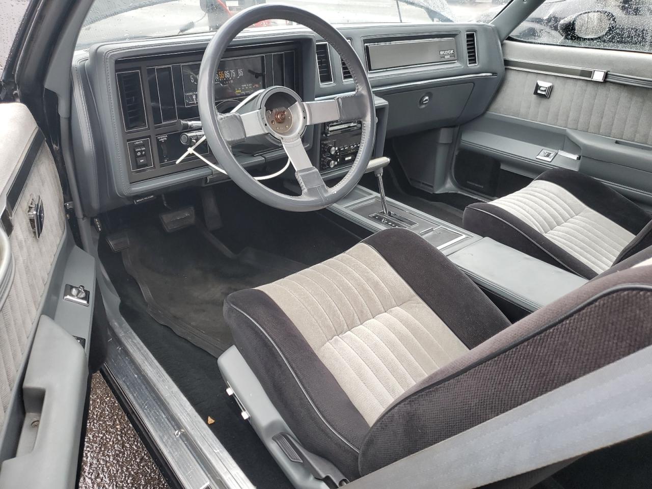1987 Buick Regal Black vin: 1G4GJ1177HP459697