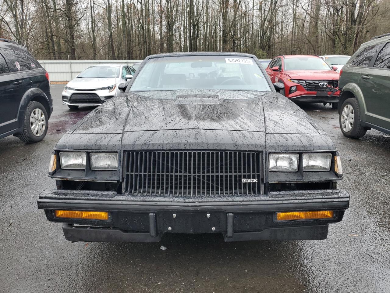 1987 Buick Regal Black vin: 1G4GJ1177HP459697