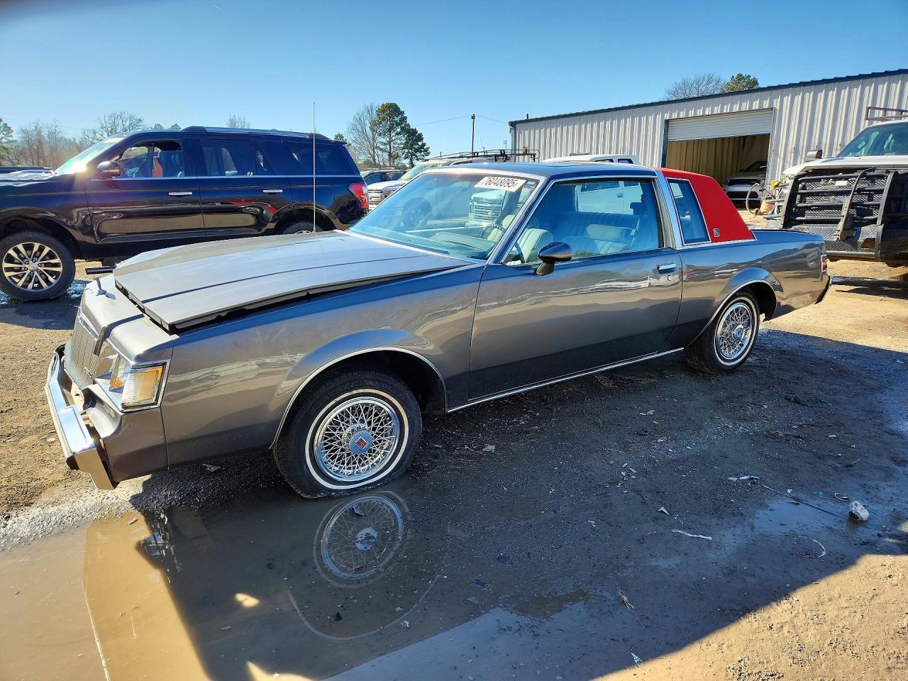 1986 Buick Regal Серый vin: 1G4GJ47AXGP215688