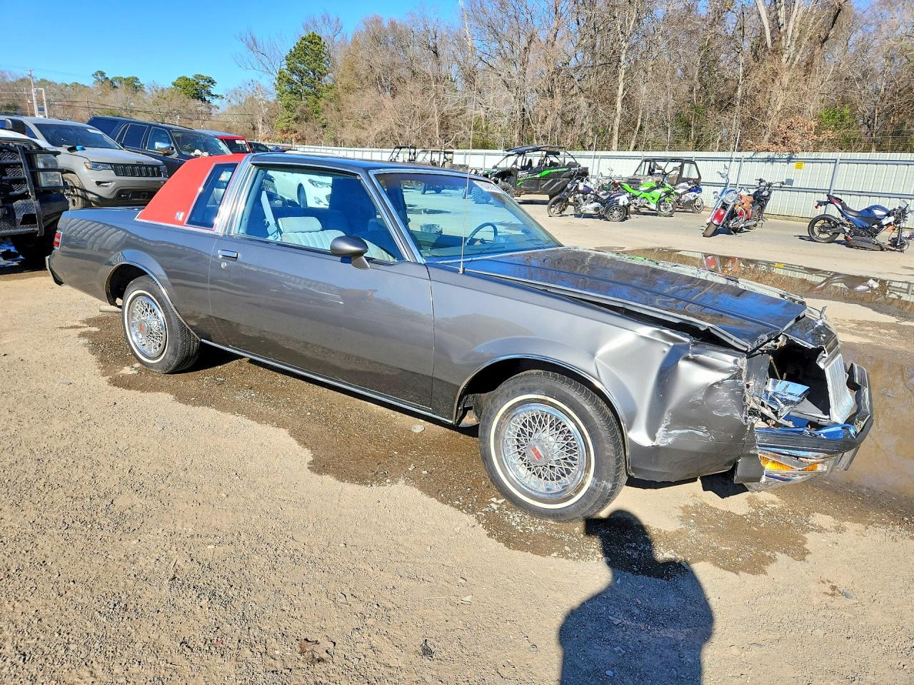 1986 Buick Regal Gray vin: 1G4GJ47AXGP215688