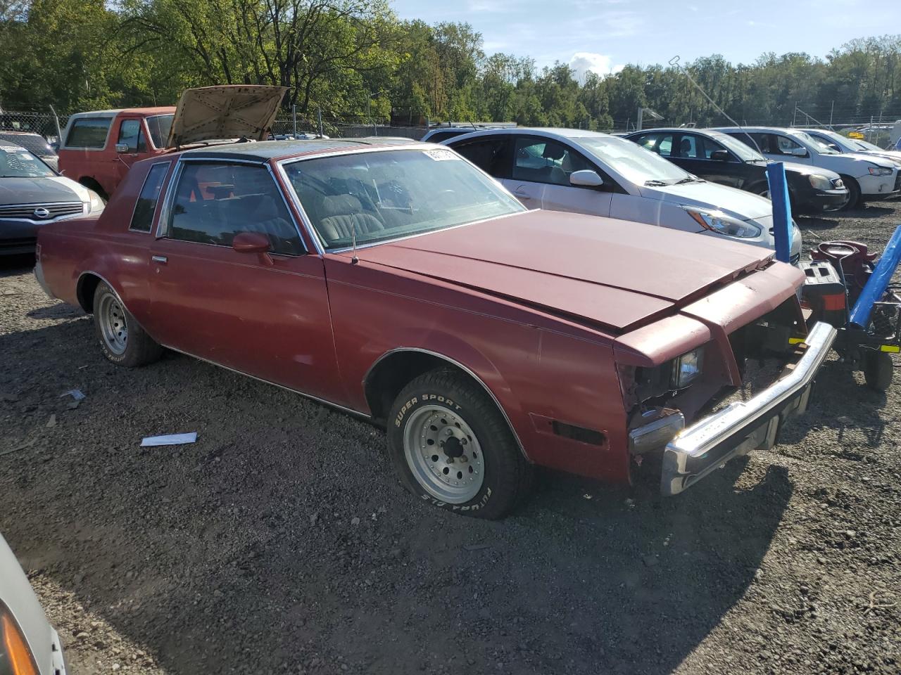 1986 Buick Regal Красный vin: 1G4GJ47Y2GP440099
