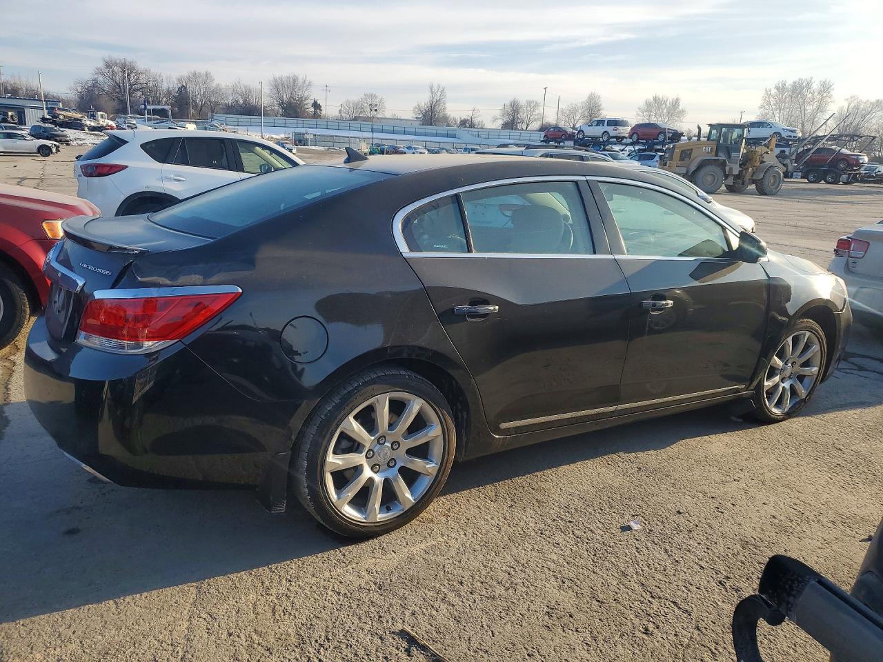 2012 Buick Lacrosse Touring Black vin: 1G4GJ5E31CF323644