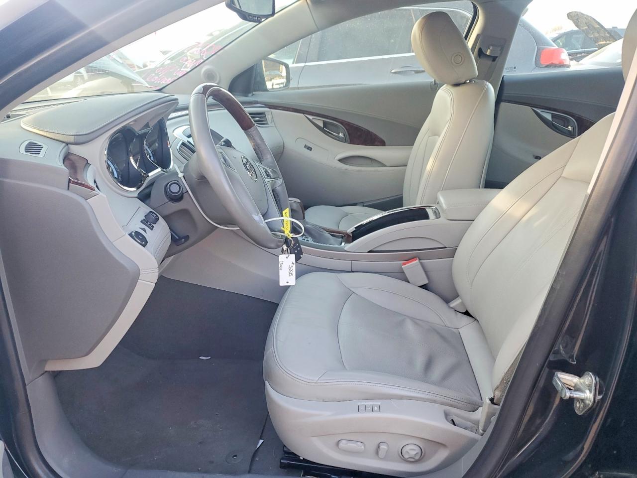 2012 Buick Lacrosse Touring Black vin: 1G4GJ5E31CF323644