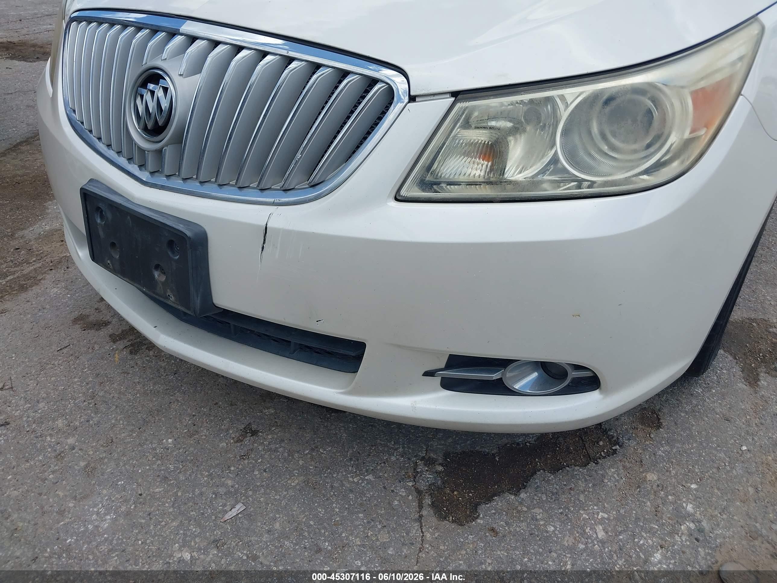2012 Buick Lacrosse Touring Group Cream vin: 1G4GJ5E32CF316802