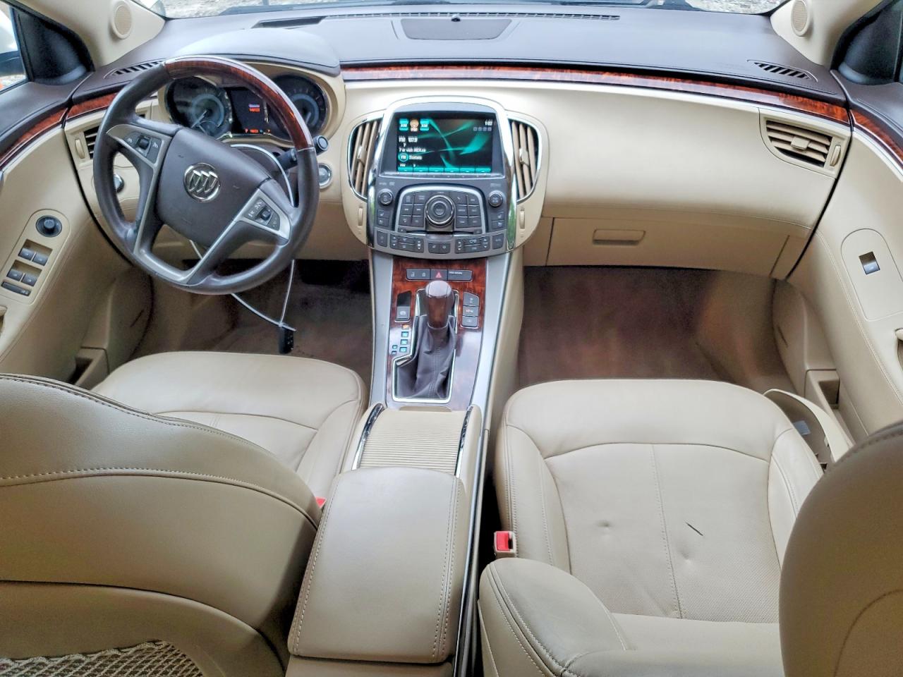 2012 Buick Lacrosse Touring White vin: 1G4GJ5E32CF336502