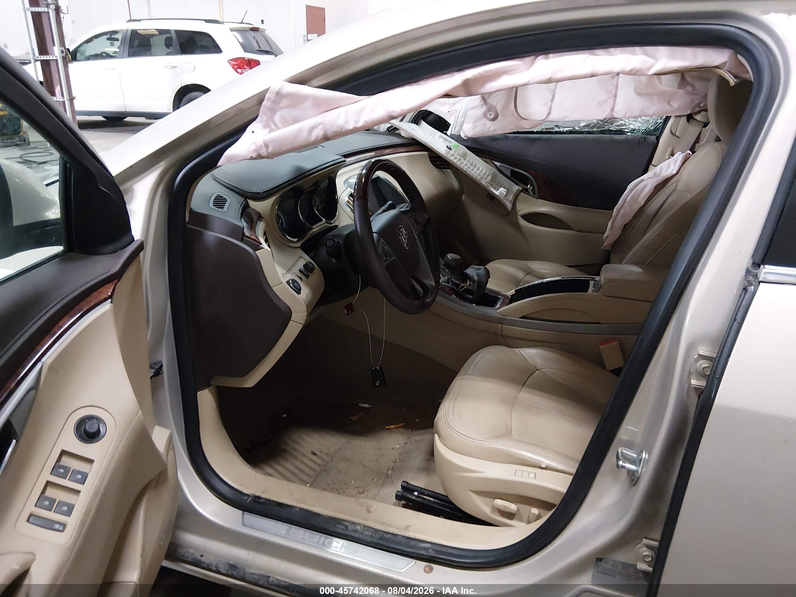 2012 Buick Lacrosse Touring Group Tan vin: 1G4GJ5E32CF337326