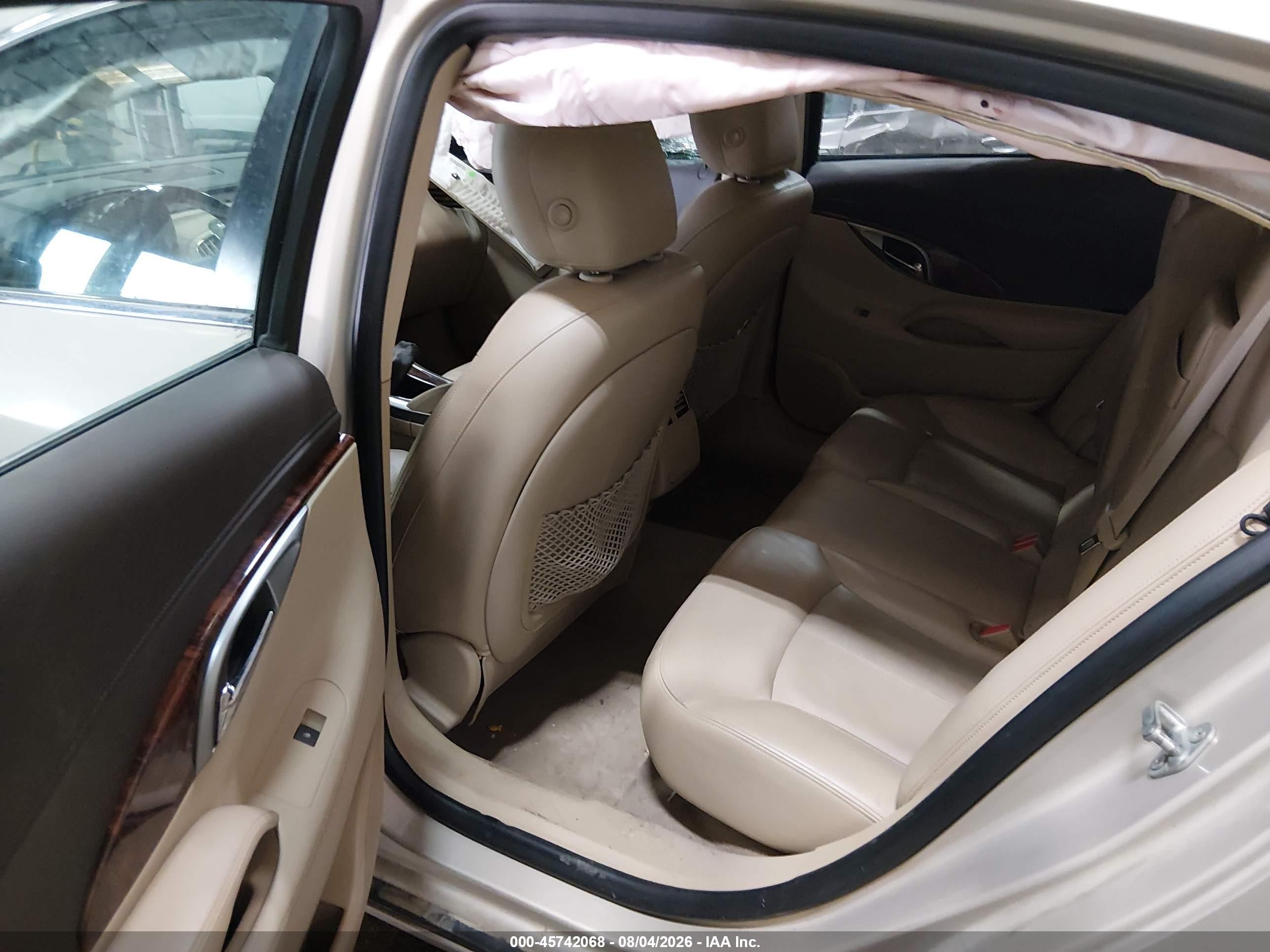 2012 Buick Lacrosse Touring Group Tan vin: 1G4GJ5E32CF337326