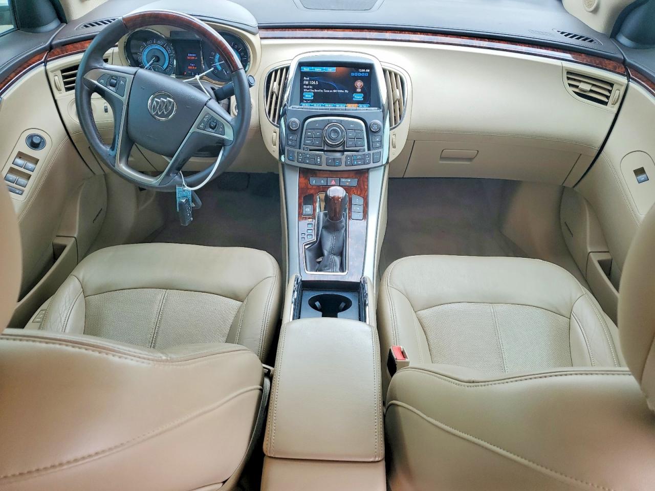 2013 Buick Lacrosse Touring White vin: 1G4GJ5E33DF302599