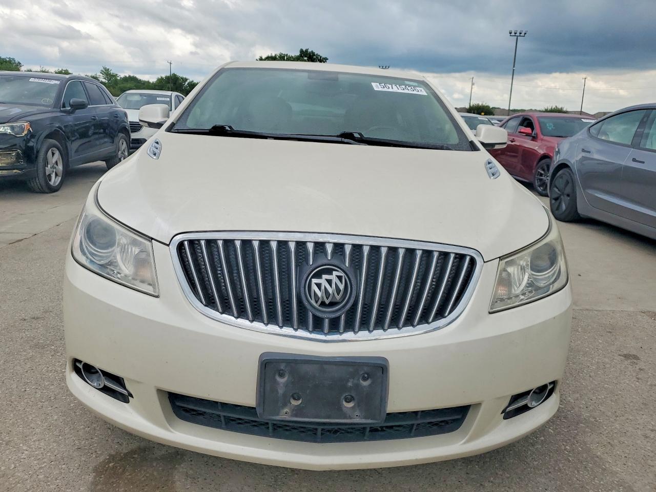 2013 Buick Lacrosse Touring White vin: 1G4GJ5E33DF302599