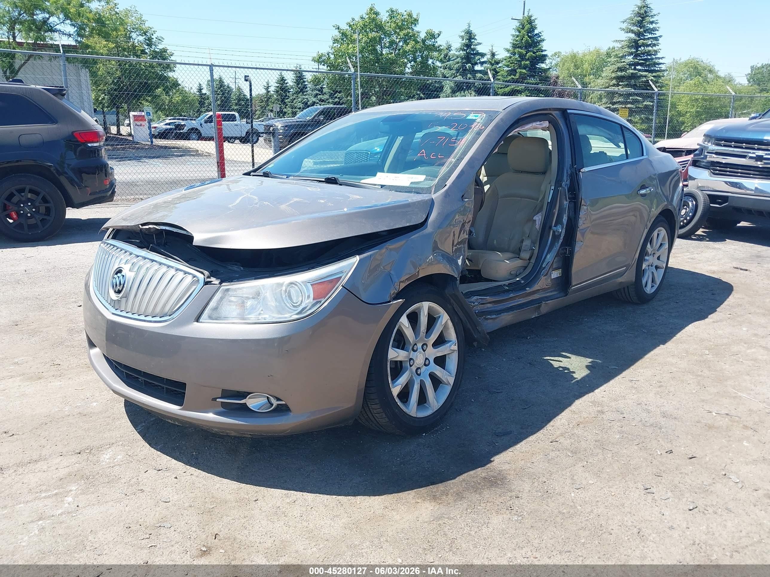 2012 Buick Lacrosse Touring Group Pewter vin: 1G4GJ5E34CF187154