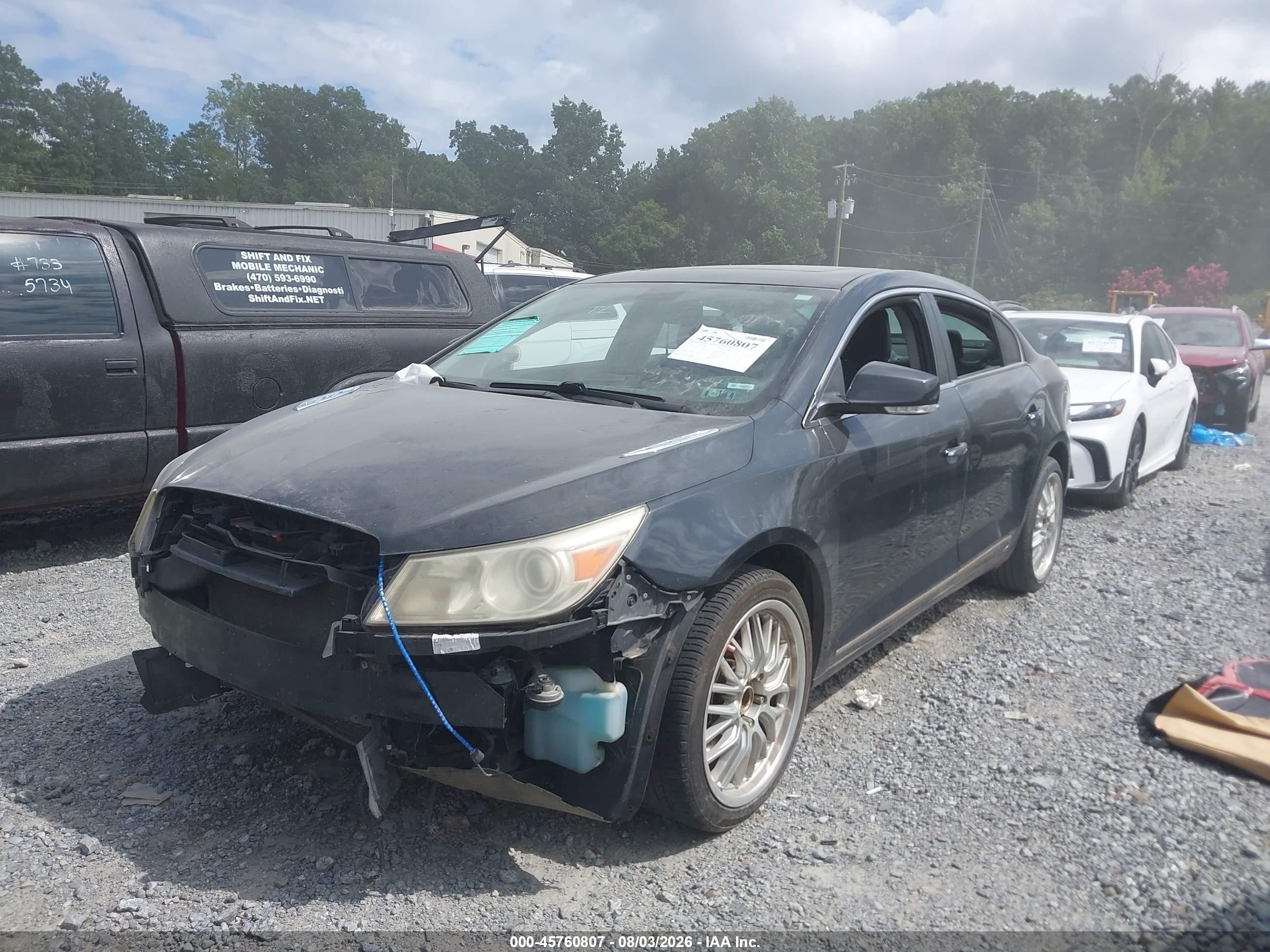 2012 Buick Lacrosse Touring Group Black vin: 1G4GJ5E36CF135895