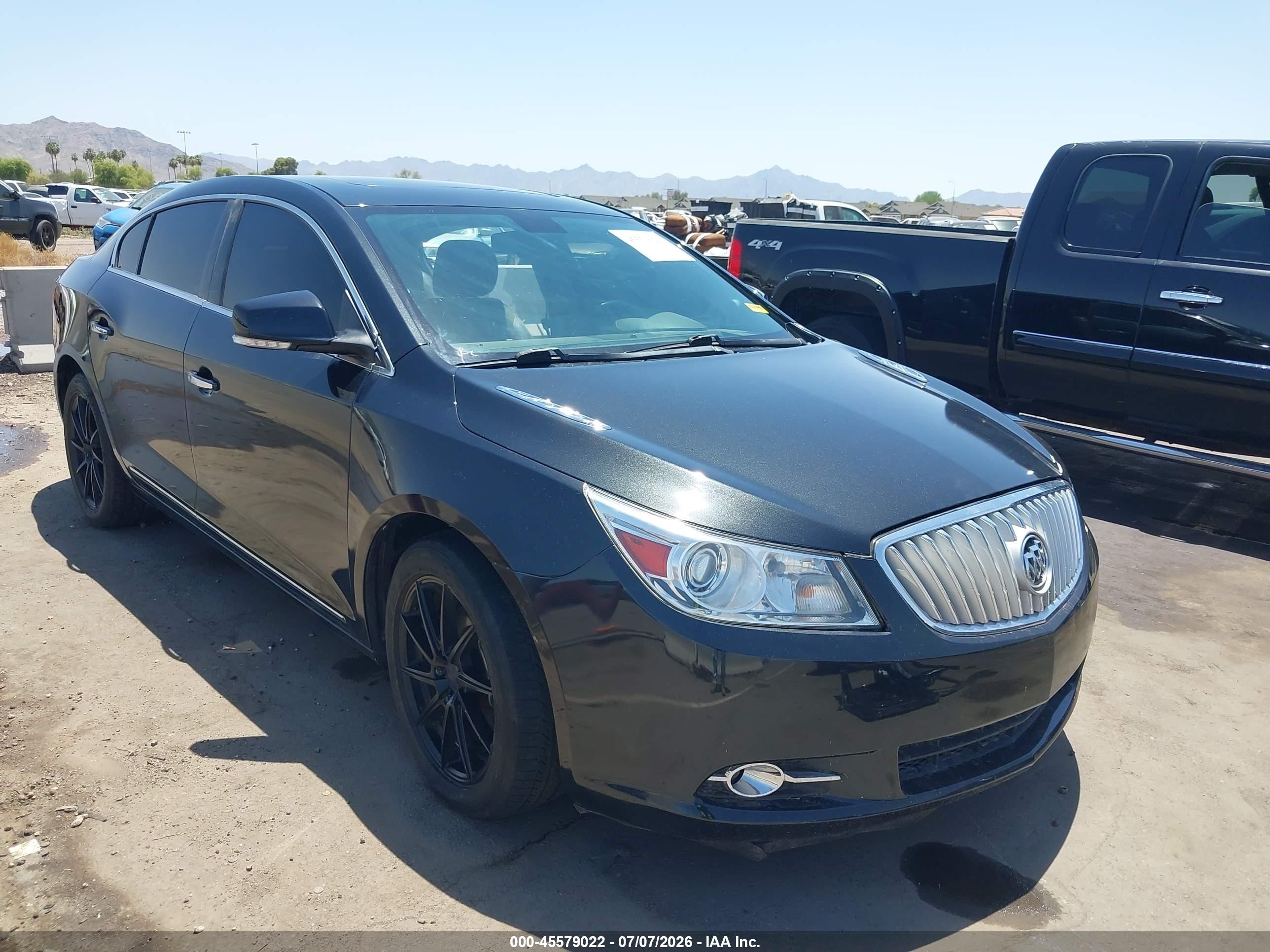 2012 Buick Lacrosse Touring Group Black vin: 1G4GJ5E36CF171974