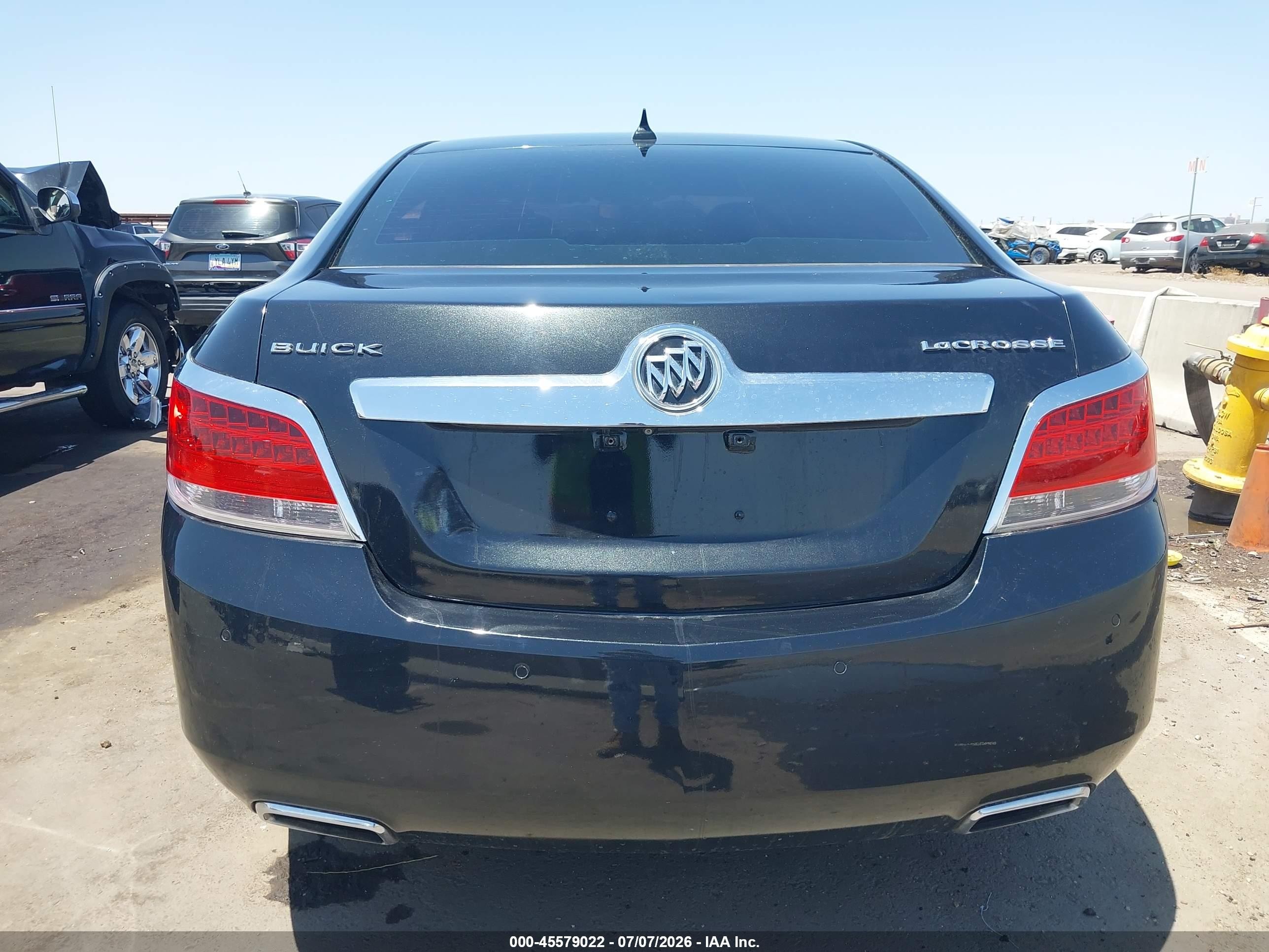 2012 Buick Lacrosse Touring Group Black vin: 1G4GJ5E36CF171974