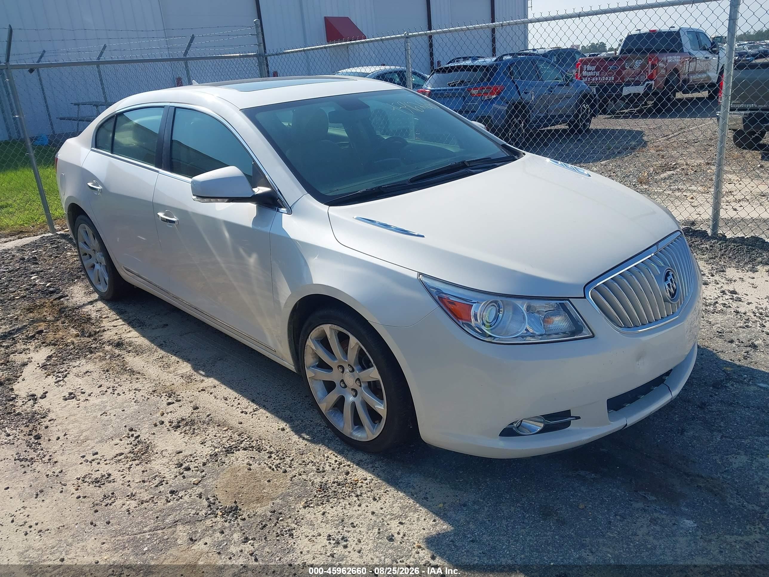 2012 Buick Lacrosse Touring Group White vin: 1G4GJ5E36CF297767